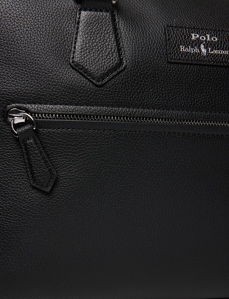Polo Ralph Lauren - Pebbled Leather Duffel - shop efter anledning - black - 4