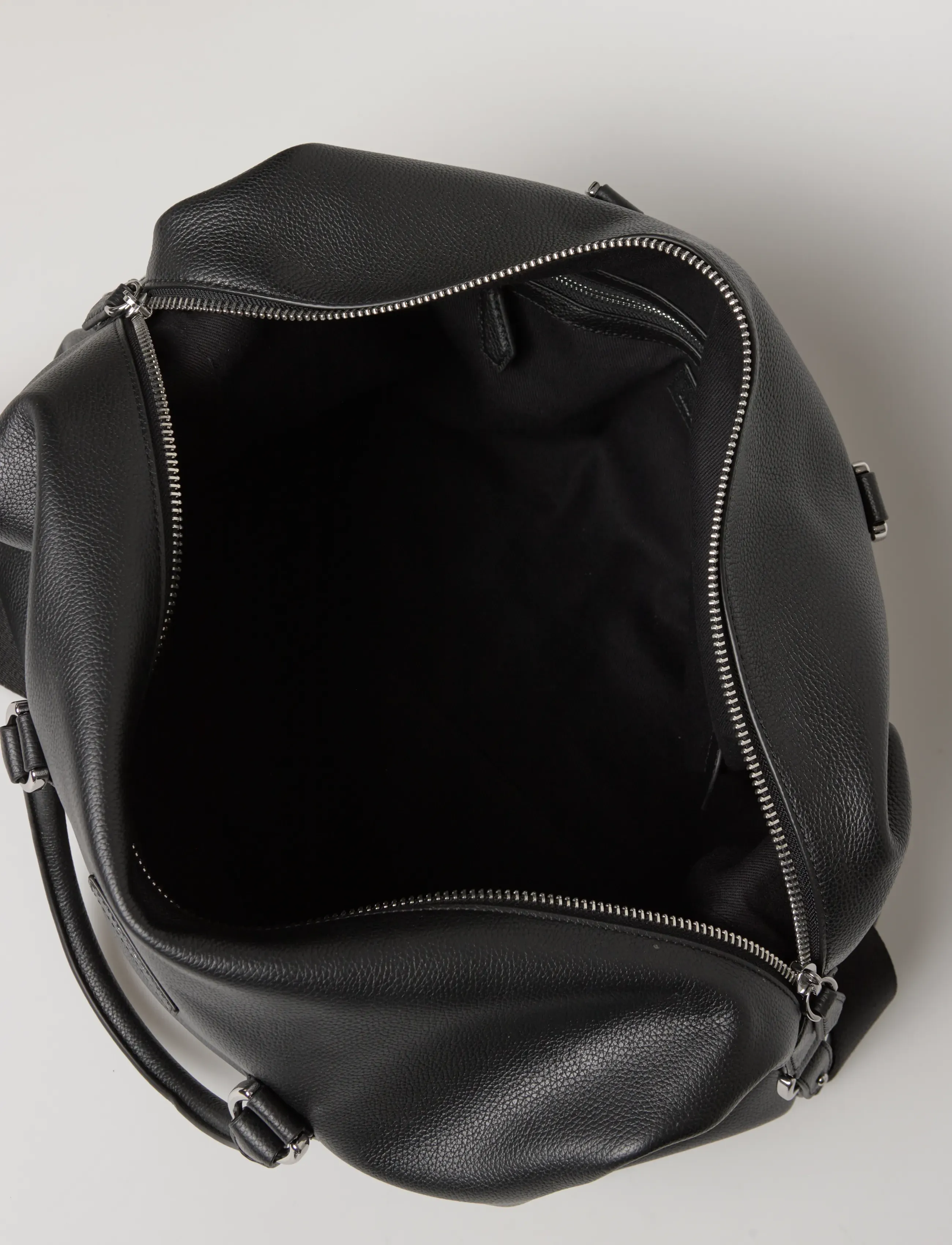 Polo Ralph Lauren - Pebbled Leather Duffel - osta olukorra järgi - black - 5
