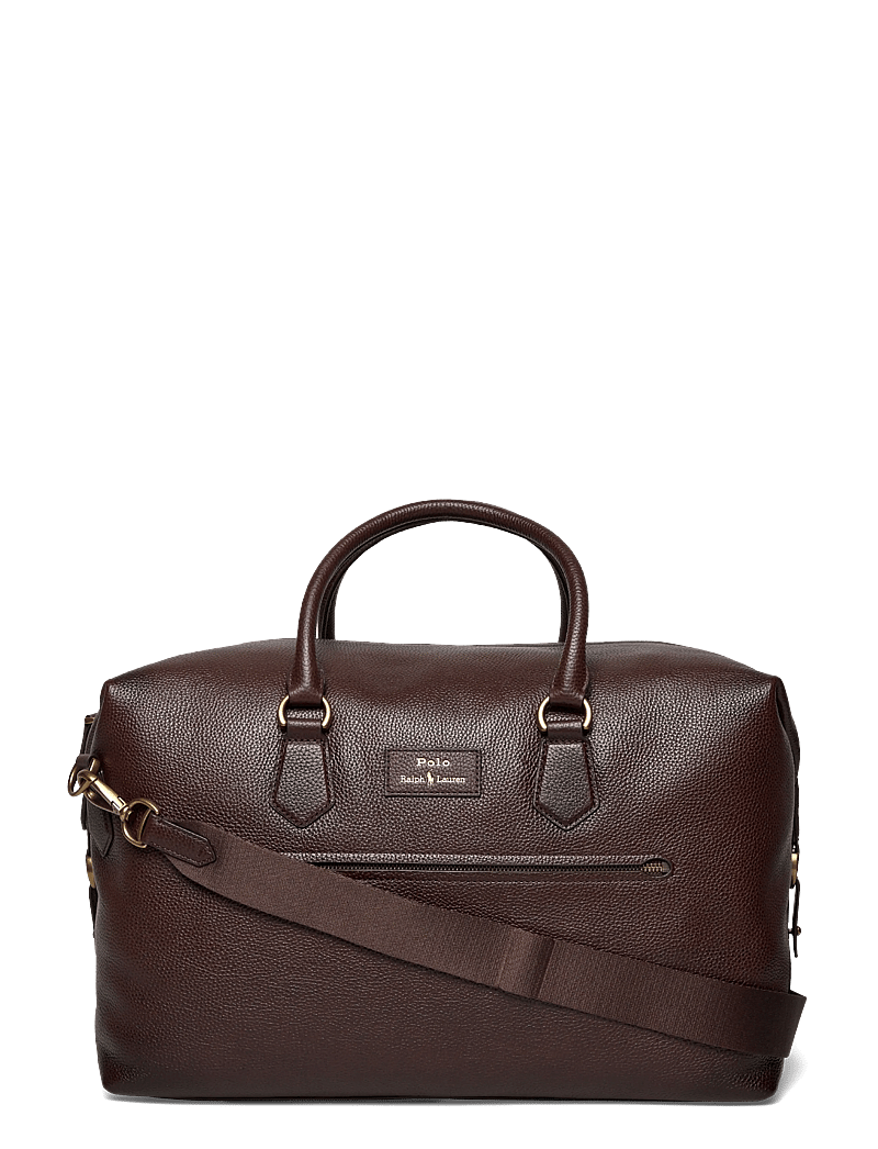 Polo Ralph Lauren - Pebbled Leather Duffel - shop efter anledning - dark brown - 0