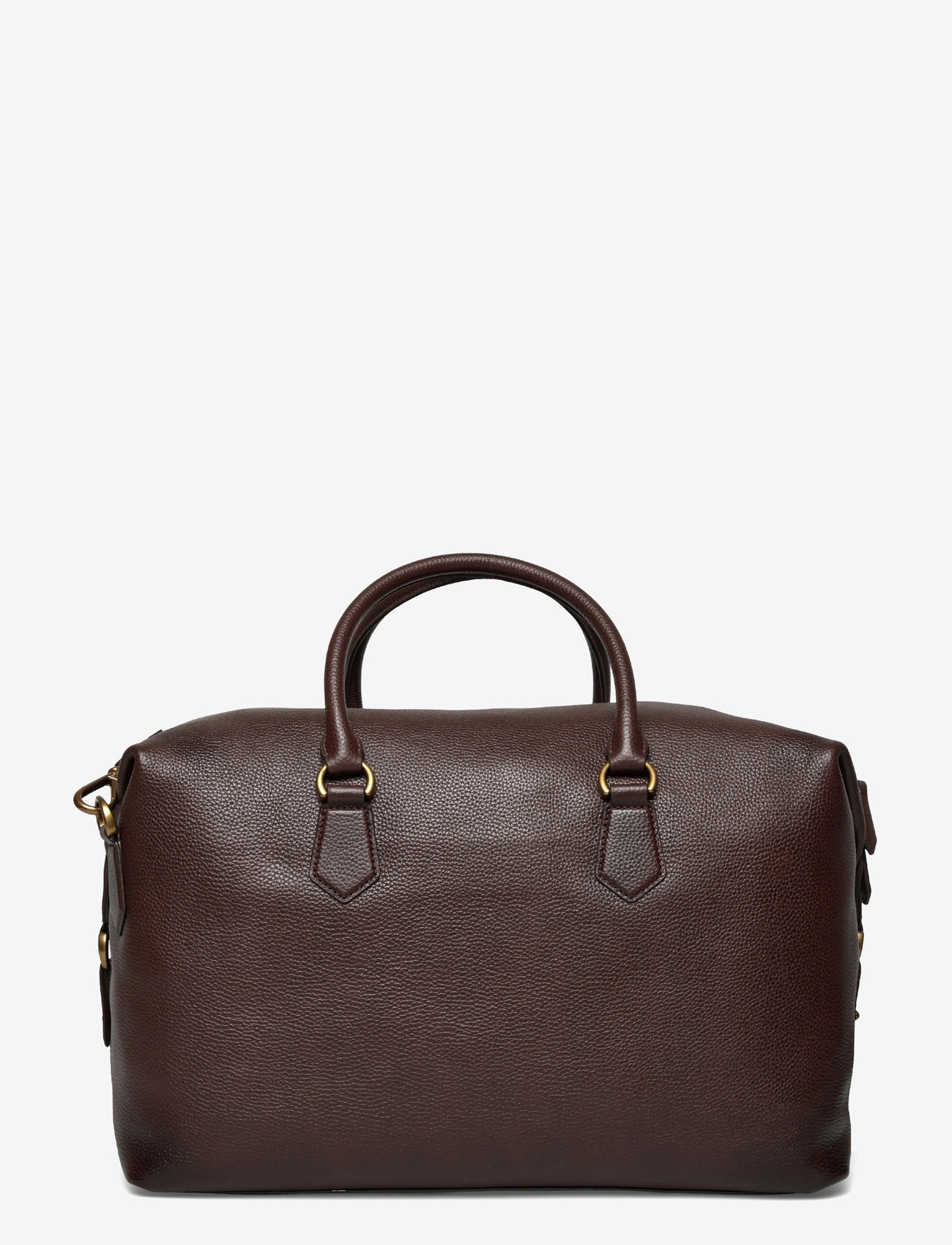 Polo Ralph Lauren - Pebbled Leather Duffel - shop efter anledning - dark brown - 1