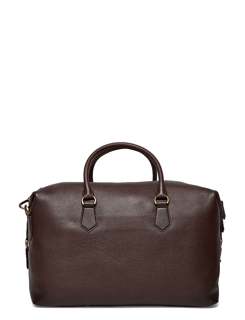 Polo Ralph Lauren - Pebbled Leather Duffel - shop efter anledning - dark brown - 1