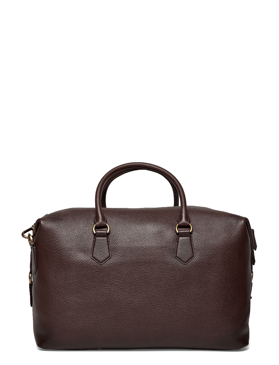 Polo Ralph Lauren - Pebbled Leather Duffel - osta olukorra järgi - dark brown - 1