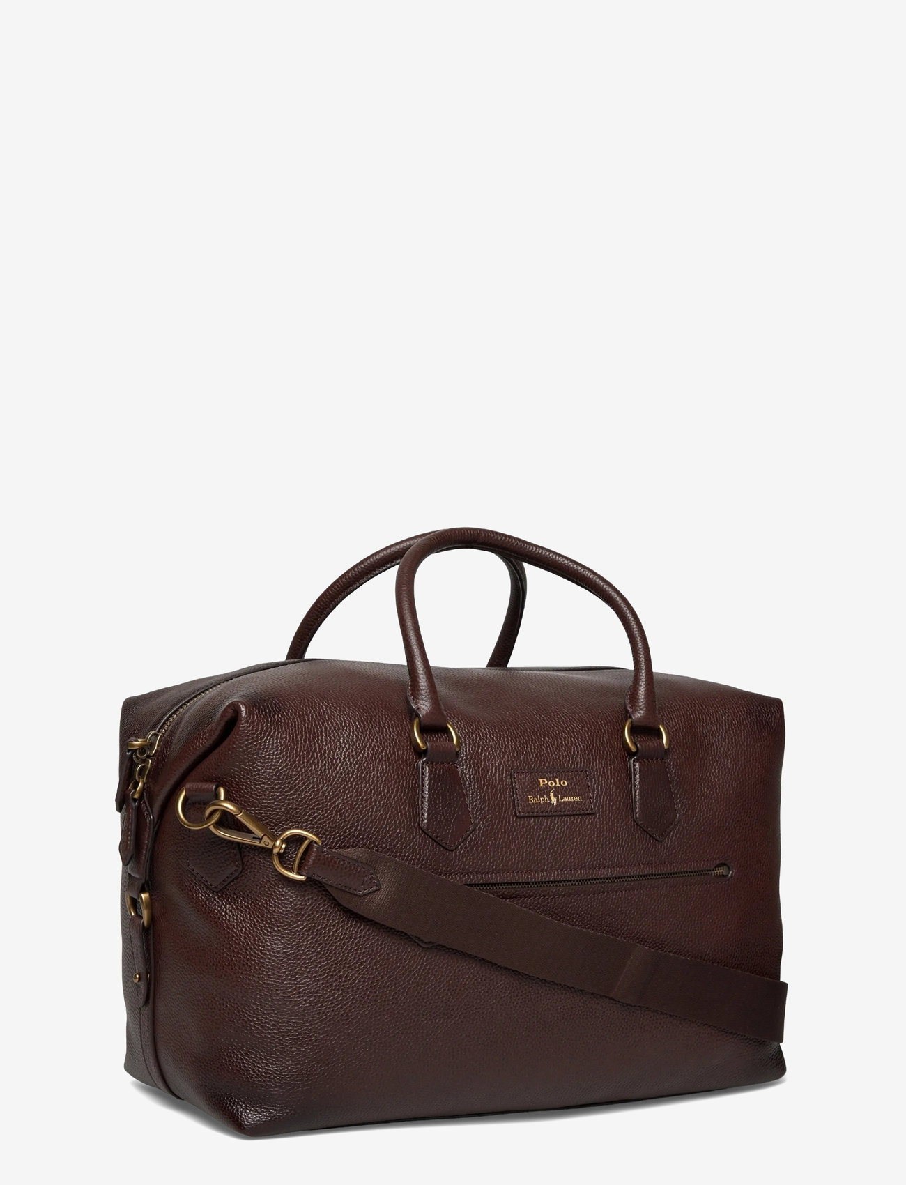 Polo Ralph Lauren - Pebbled Leather Duffel - shop efter anledning - dark brown - 2