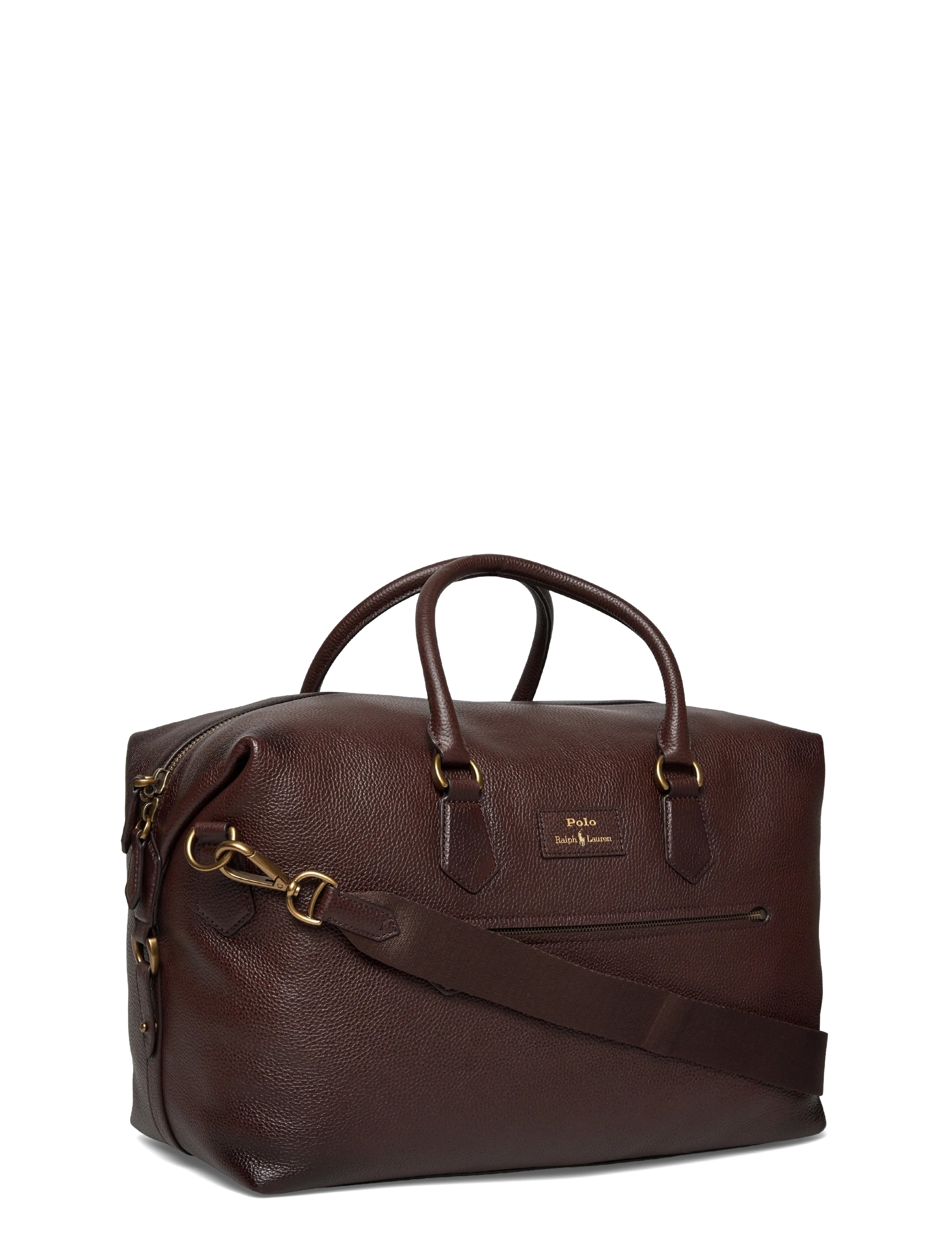 Polo Ralph Lauren - Pebbled Leather Duffel - osta olukorra järgi - dark brown - 2