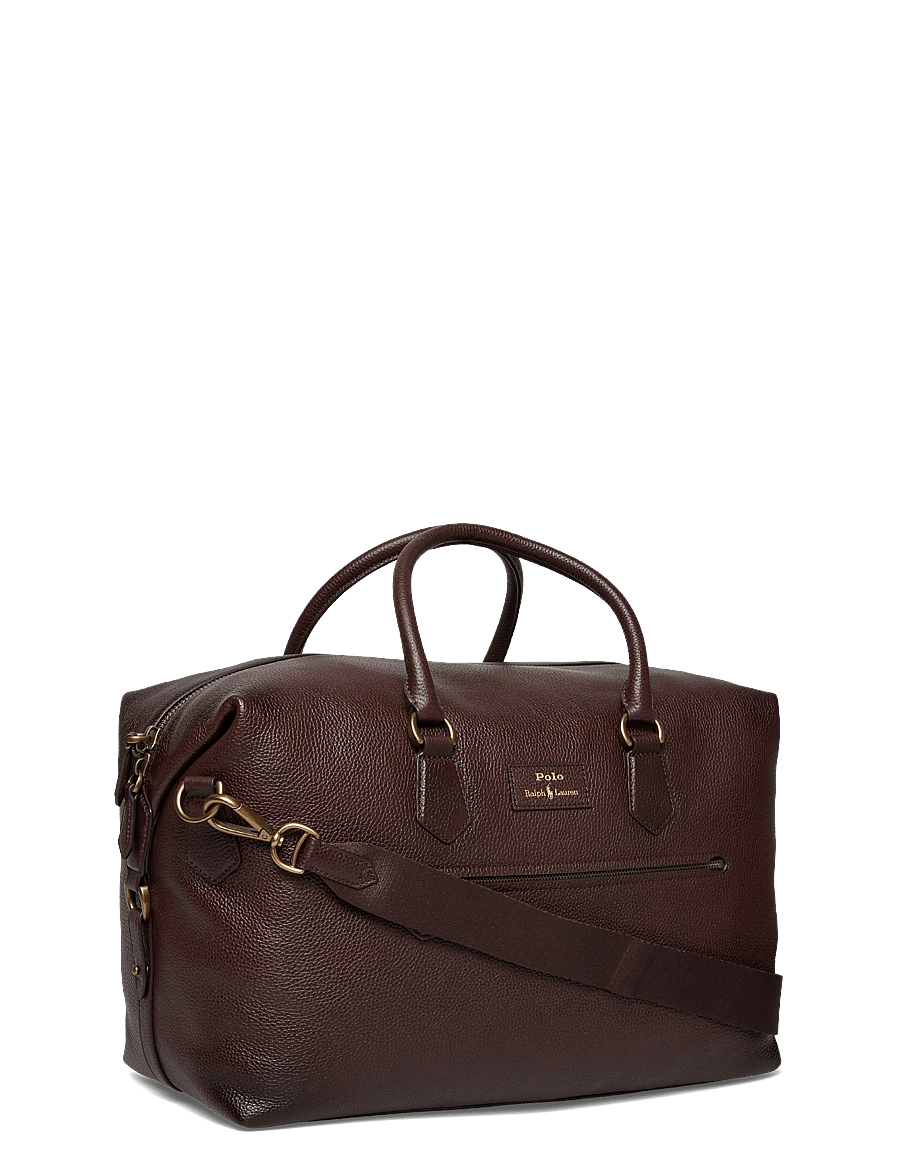 Polo Ralph Lauren - Pebbled Leather Duffel - osta olukorra järgi - dark brown - 2