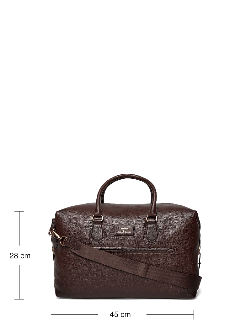 Polo Ralph Lauren - Pebbled Leather Duffel - shop efter anledning - dark brown - 3