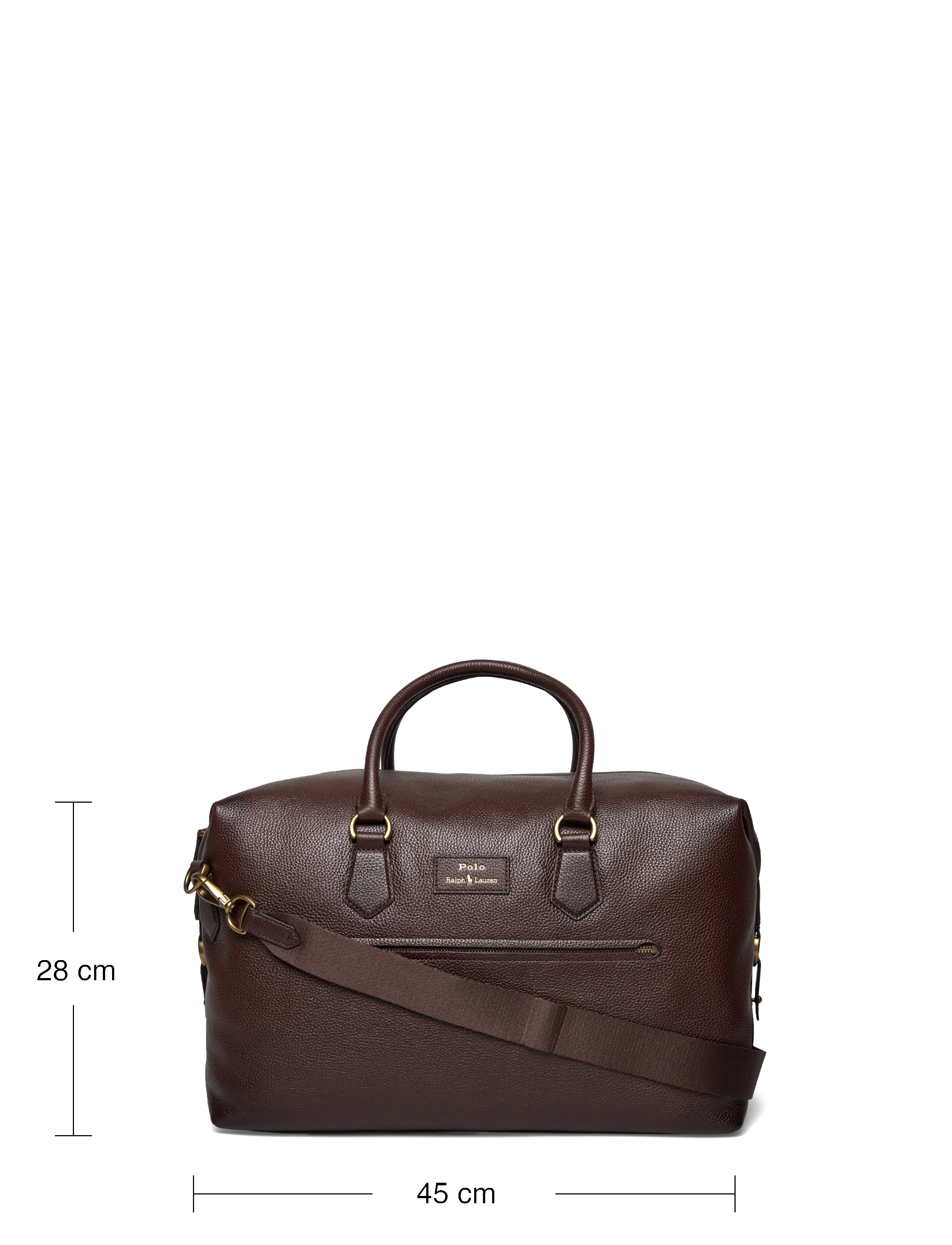 Polo Ralph Lauren - Pebbled Leather Duffel - osta olukorra järgi - dark brown - 3