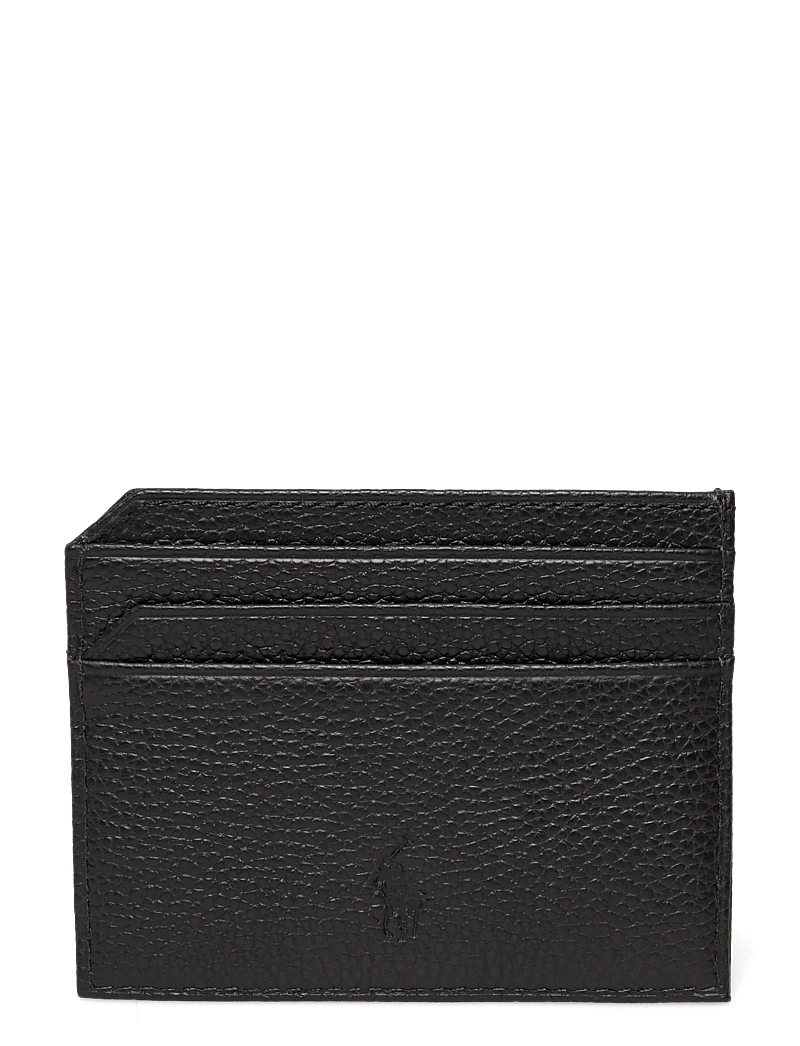 Polo Ralph Lauren - Pebbled Leather Card Case - kartenetuis - black - 1