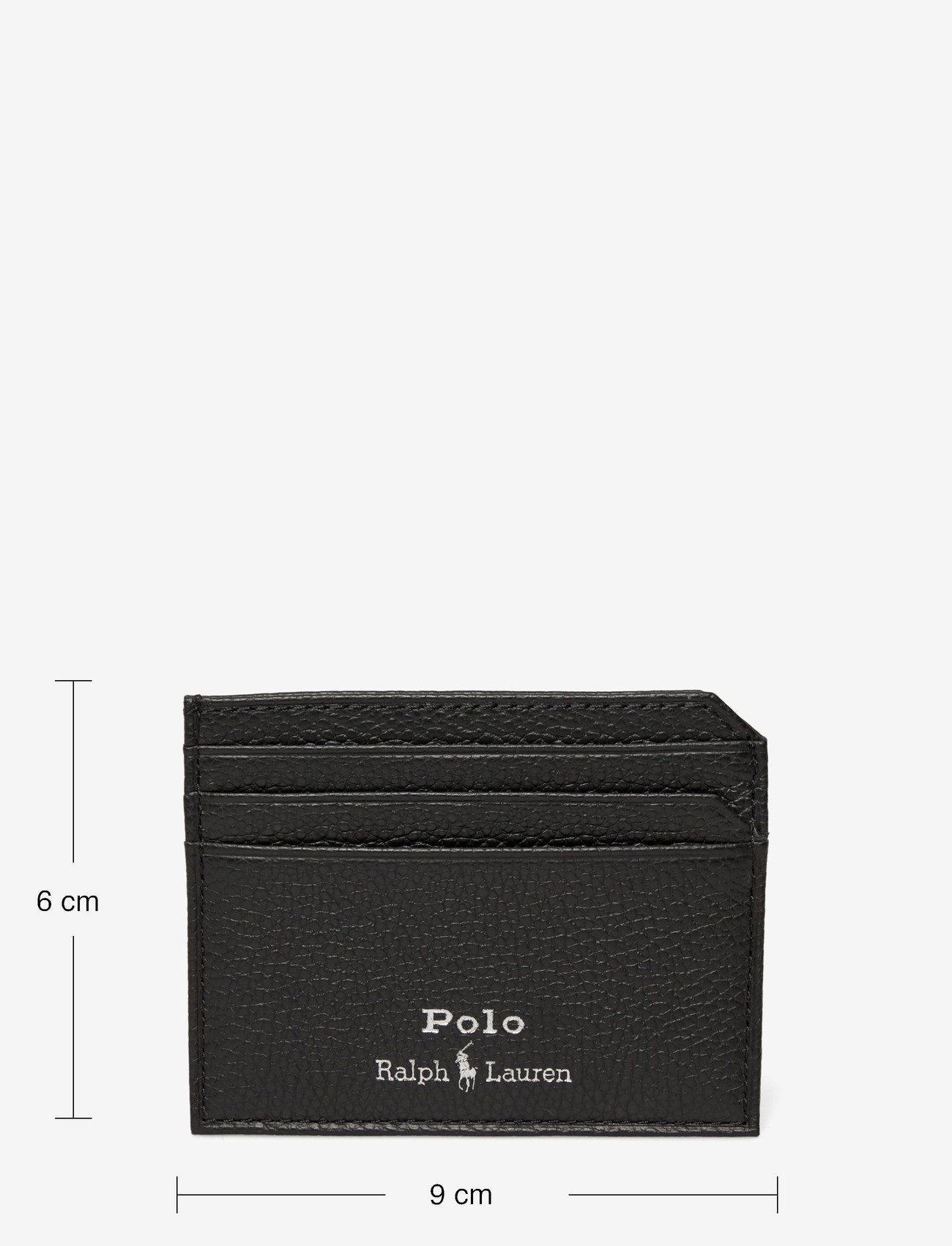 Polo Ralph Lauren - Pebbled Leather Card Case - kartenetuis - black - 3