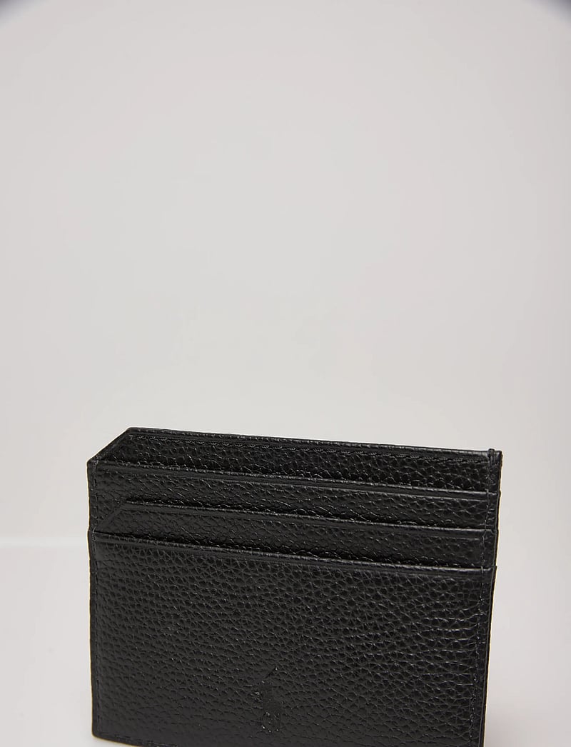 Polo Ralph Lauren - Pebbled Leather Card Case - kartenetuis - black - 4