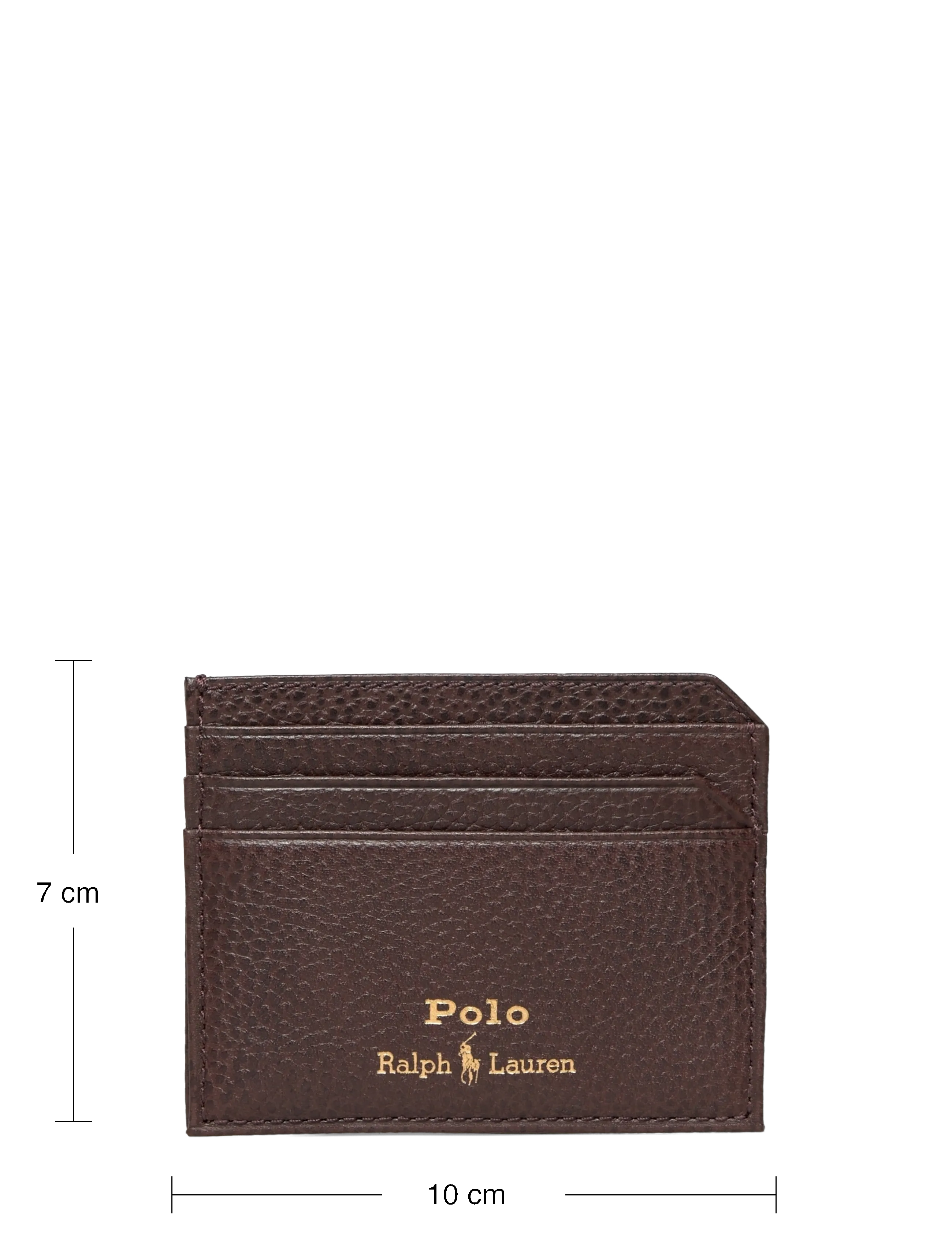 Polo Ralph Lauren - Pebbled Leather Card Case - kartenetuis - dark brown - 3