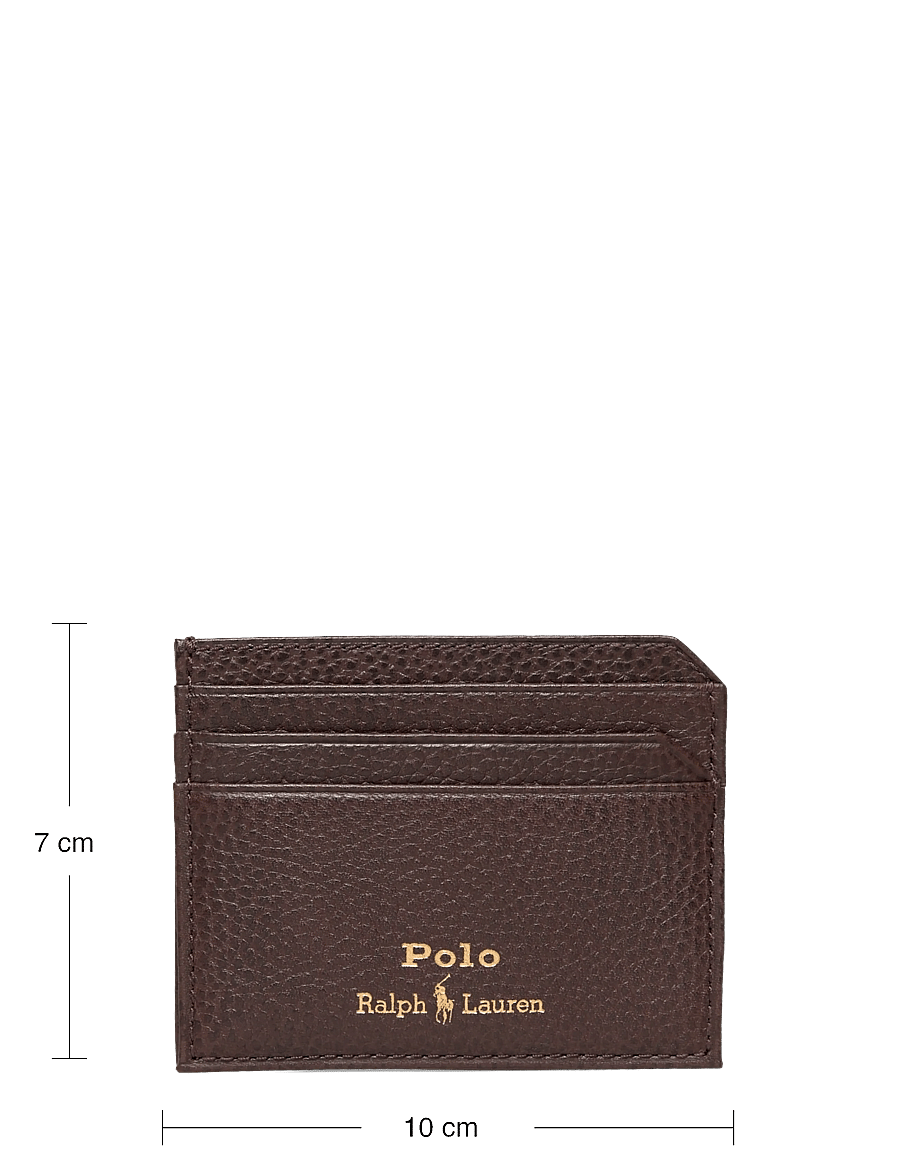 Polo Ralph Lauren - Pebbled Leather Card Case - kartenetuis - dark brown - 3