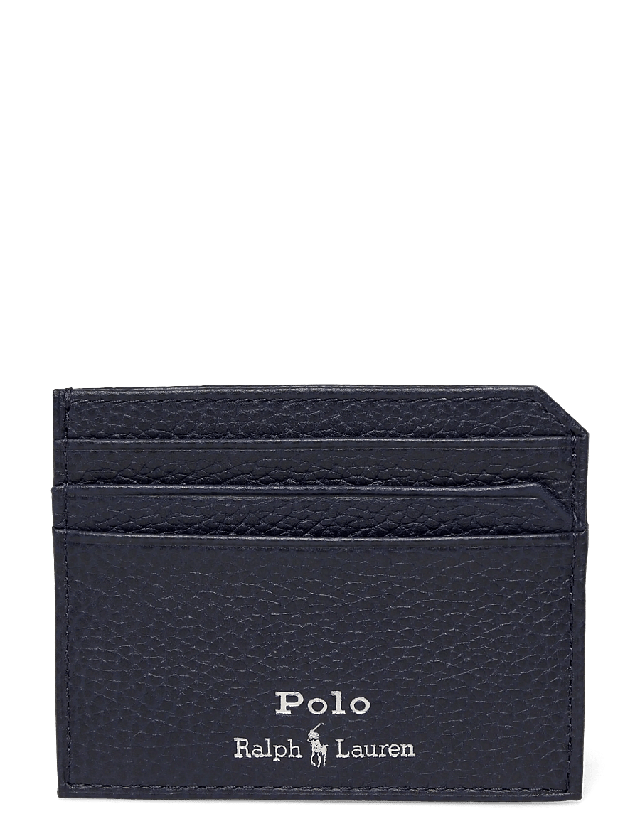 Polo Ralph Lauren - Pebbled Leather Card Case - kartenetuis - navy - 0