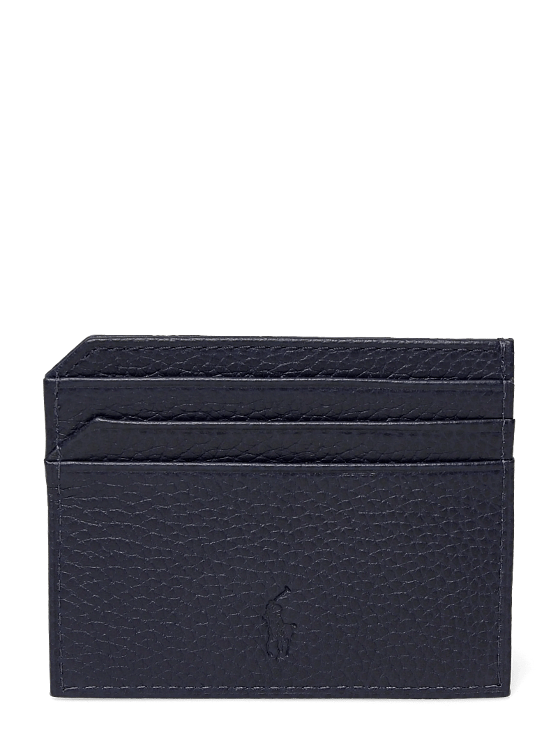 Polo Ralph Lauren - Pebbled Leather Card Case - card holders - navy - 1