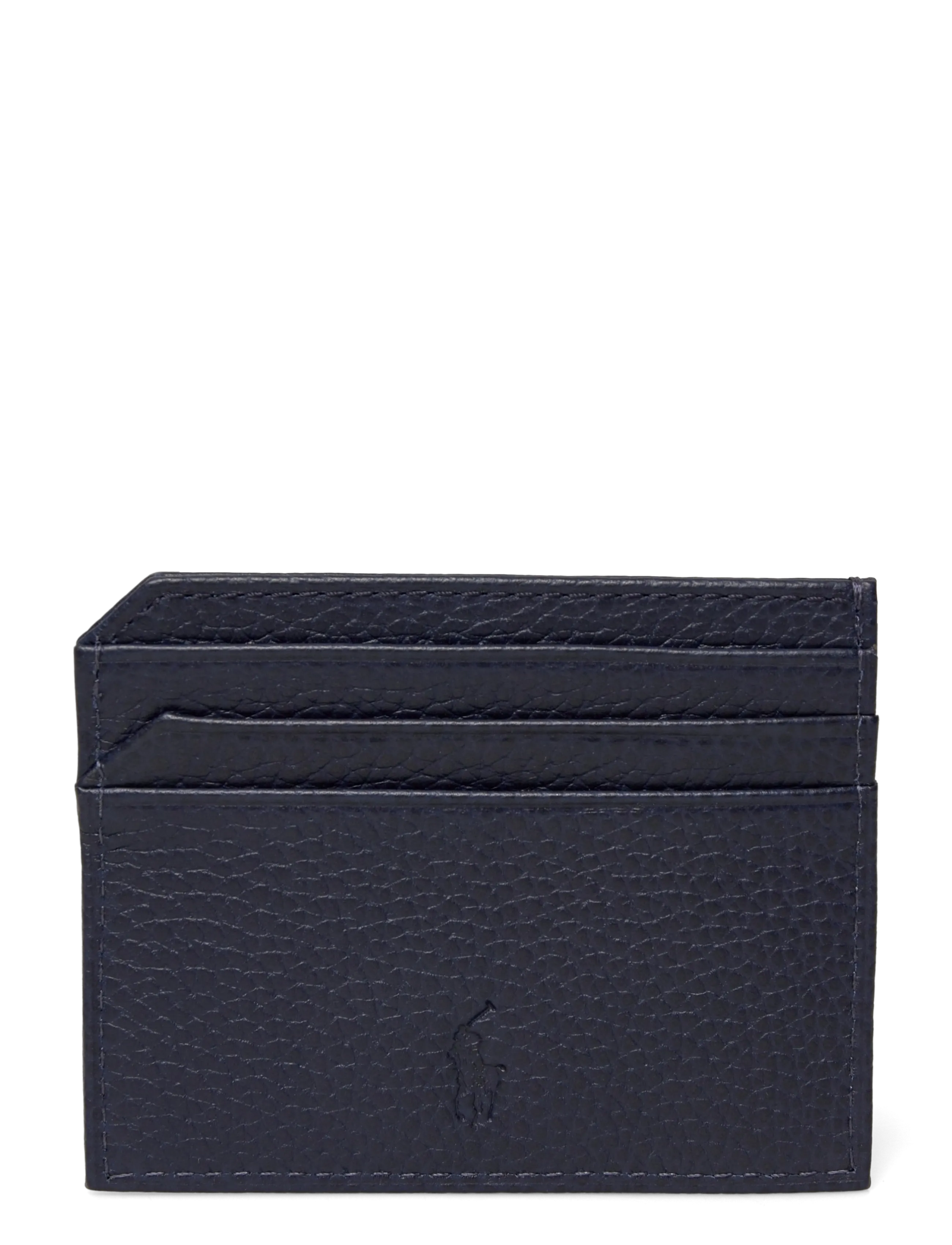 Polo Ralph Lauren - Pebbled Leather Card Case - kartenetuis - navy - 1