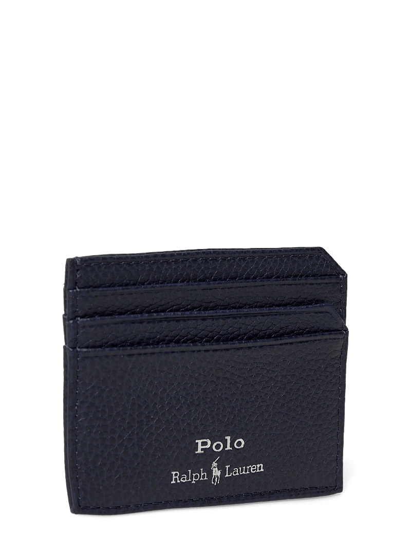 Polo Ralph Lauren - Pebbled Leather Card Case - card holders - navy - 2