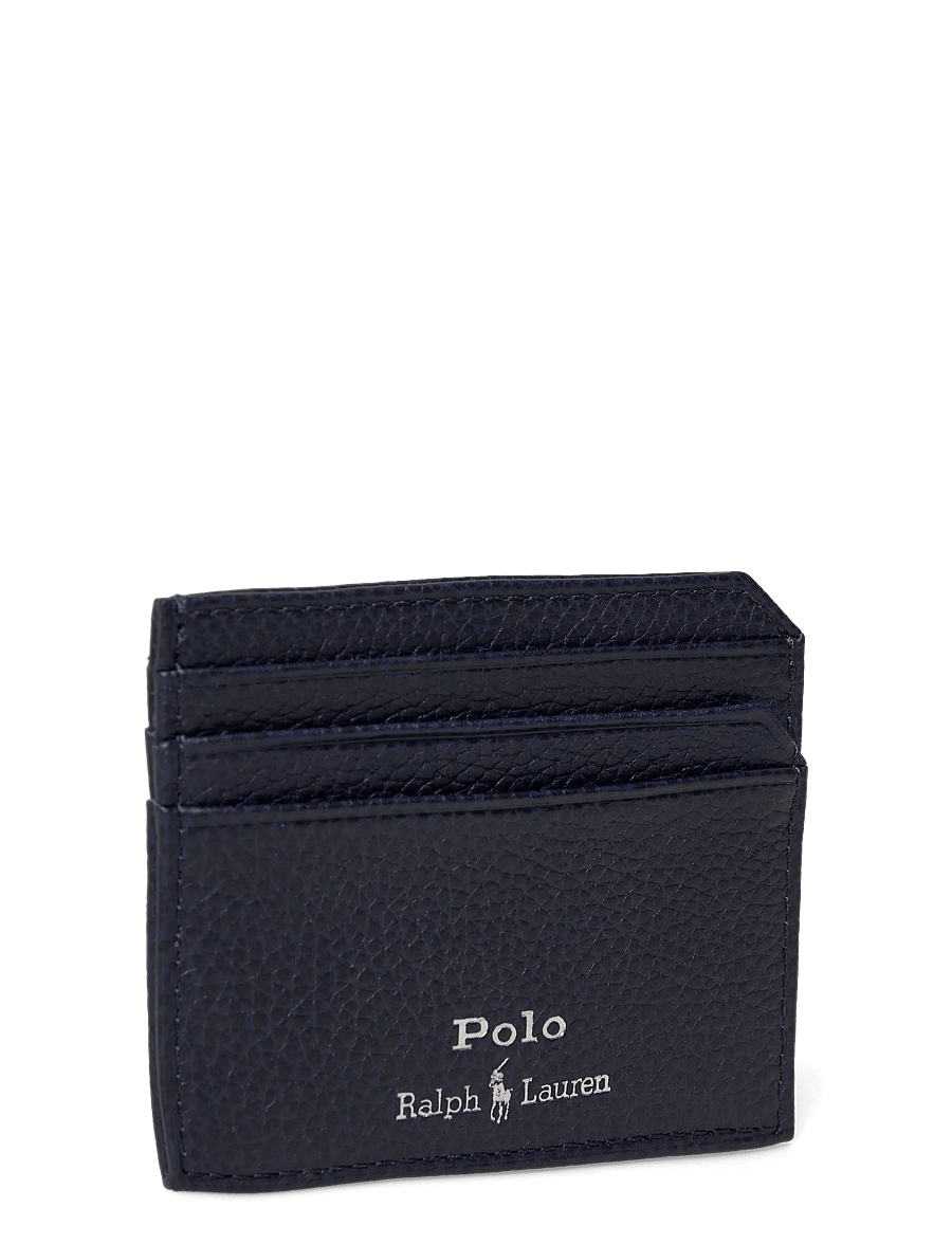 Polo Ralph Lauren - Pebbled Leather Card Case - kartenetuis - navy - 2