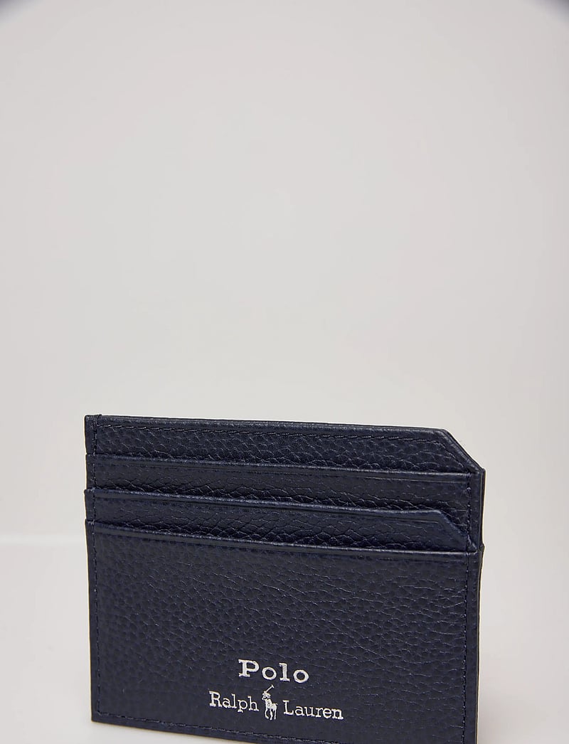 Polo Ralph Lauren - Pebbled Leather Card Case - card holders - navy - 4