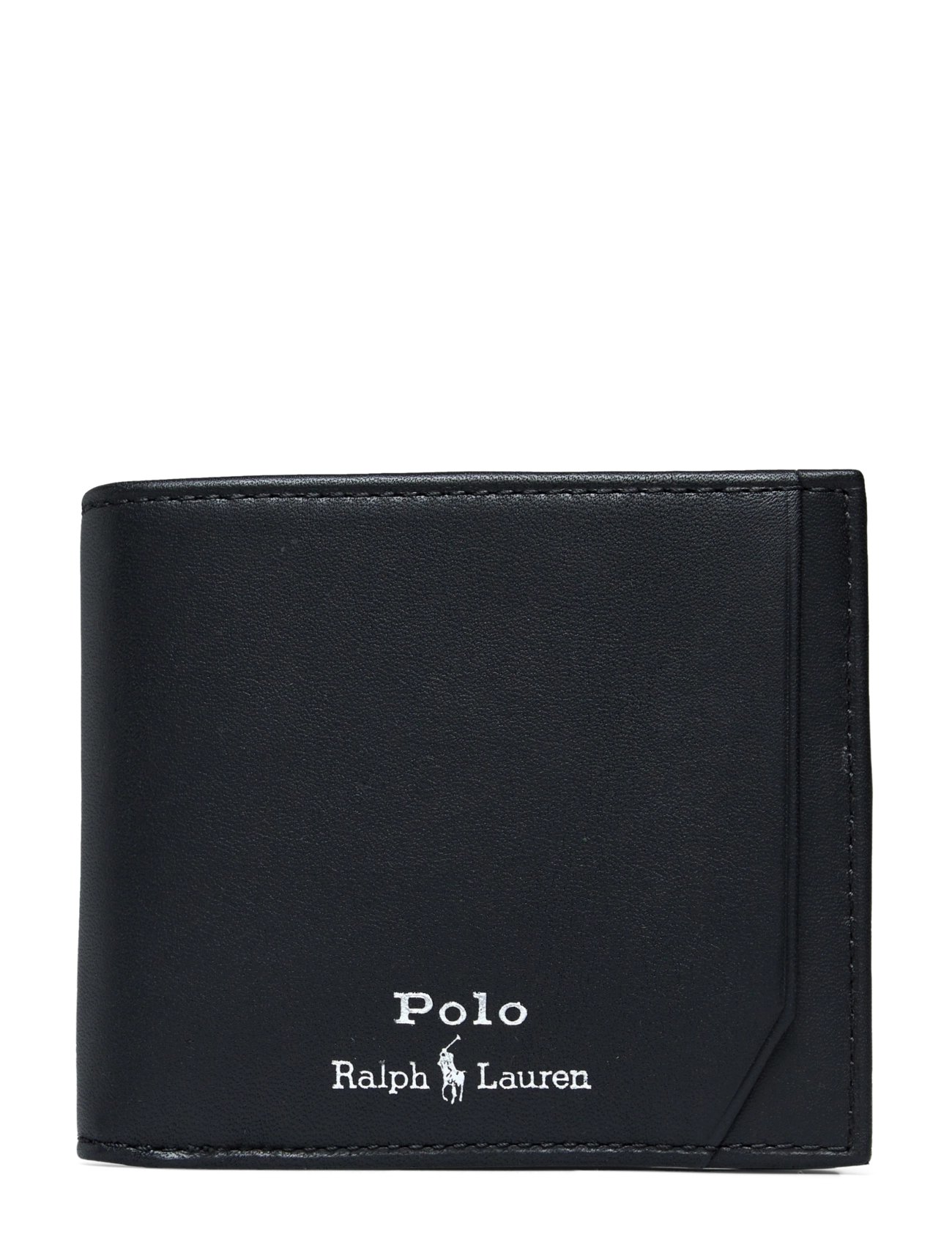 Polo Ralph Lauren Smooth Leather-Billfold-Wlt-Med, One Size, Black, Punge > Klassiske Punge, Herre