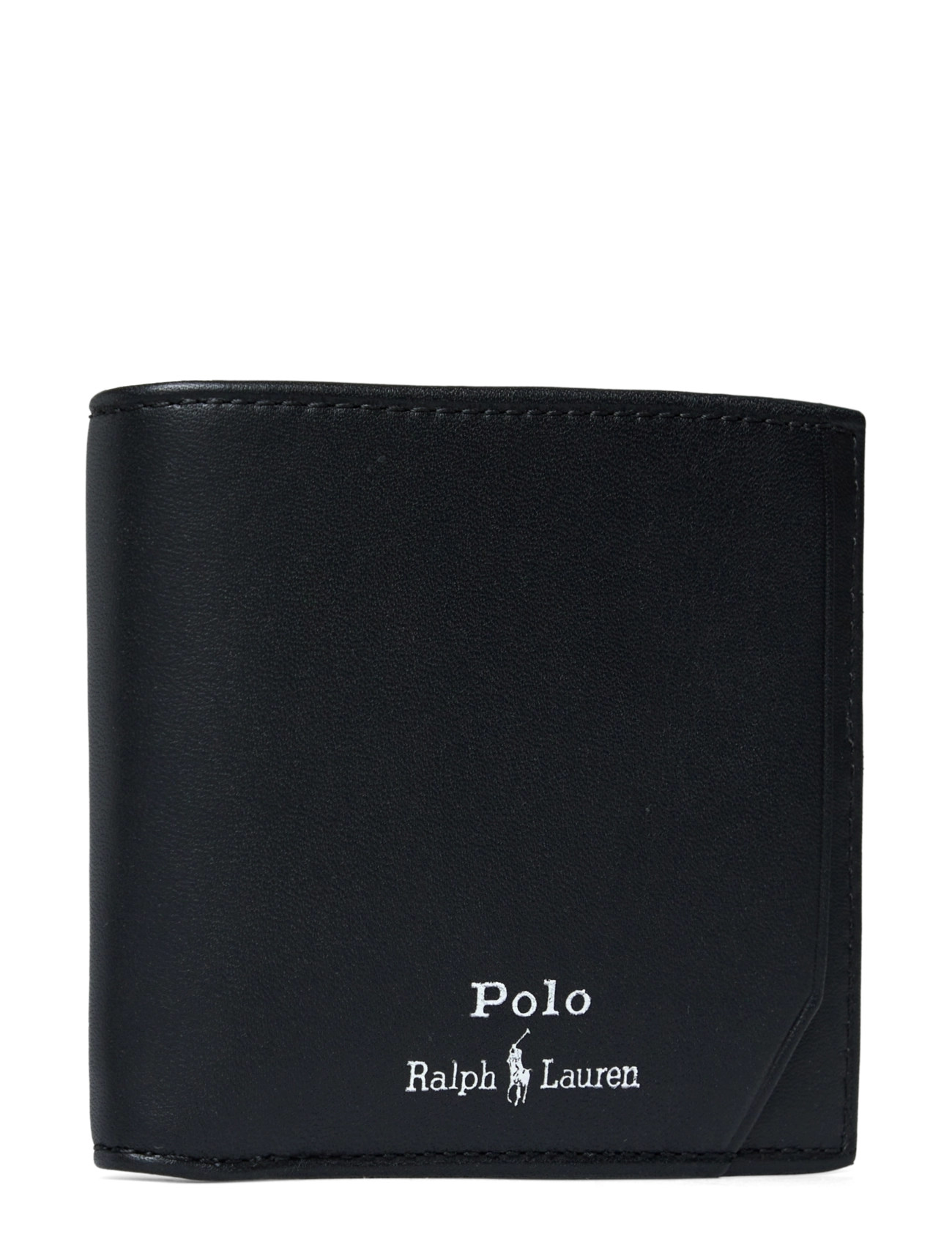 Polo Ralph Lauren - Smooth Leather Billfold Wallet - plånböcker - black - 2