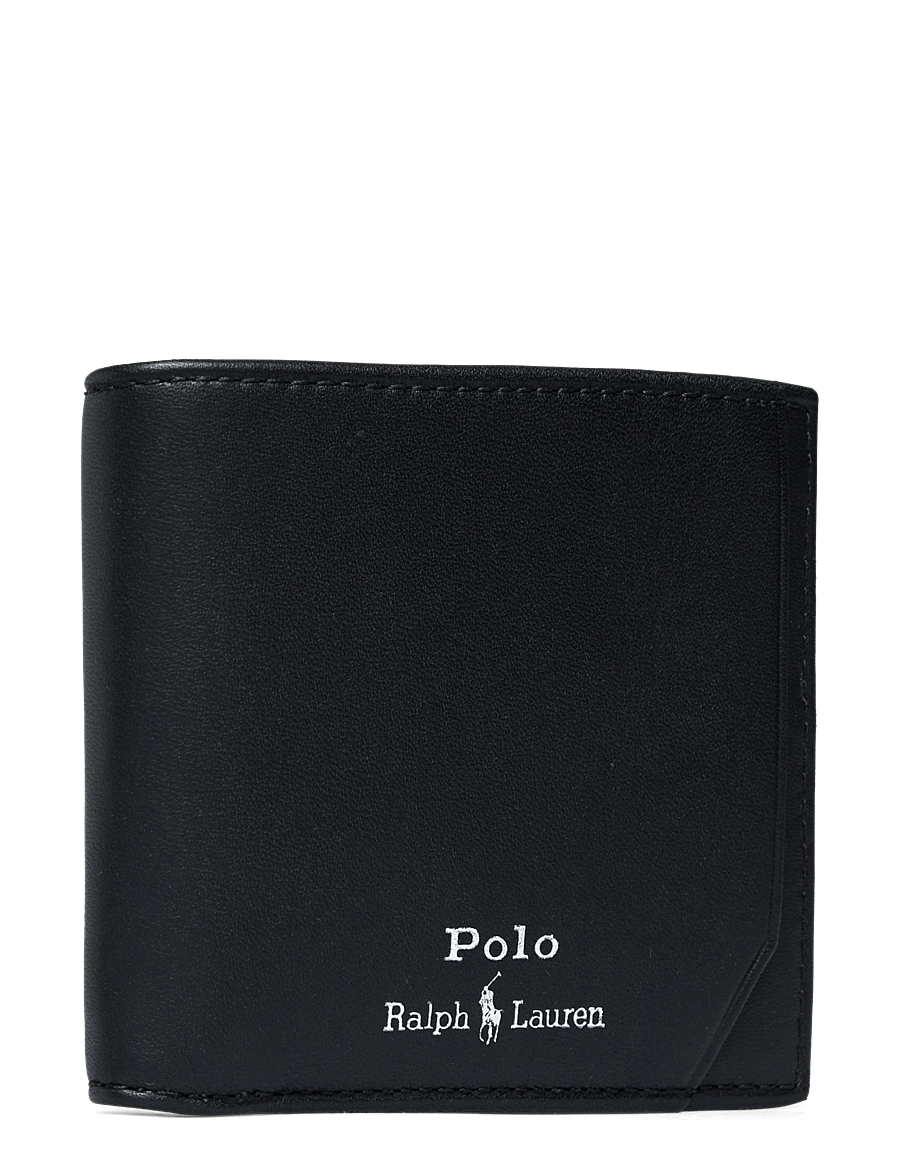 Polo Ralph Lauren - SMOOTH LEATHER-BILLFOLD-WLT-MED - maki - black - 2