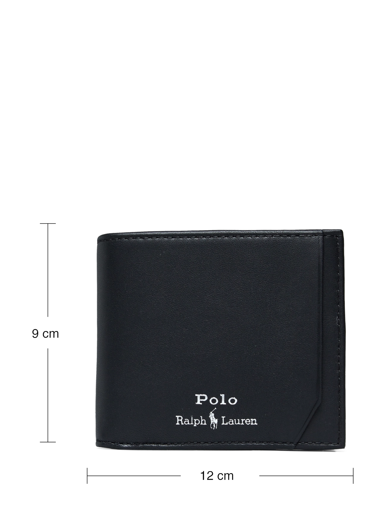 Polo Ralph Lauren - Smooth Leather Billfold Wallet - plånböcker - black - 4