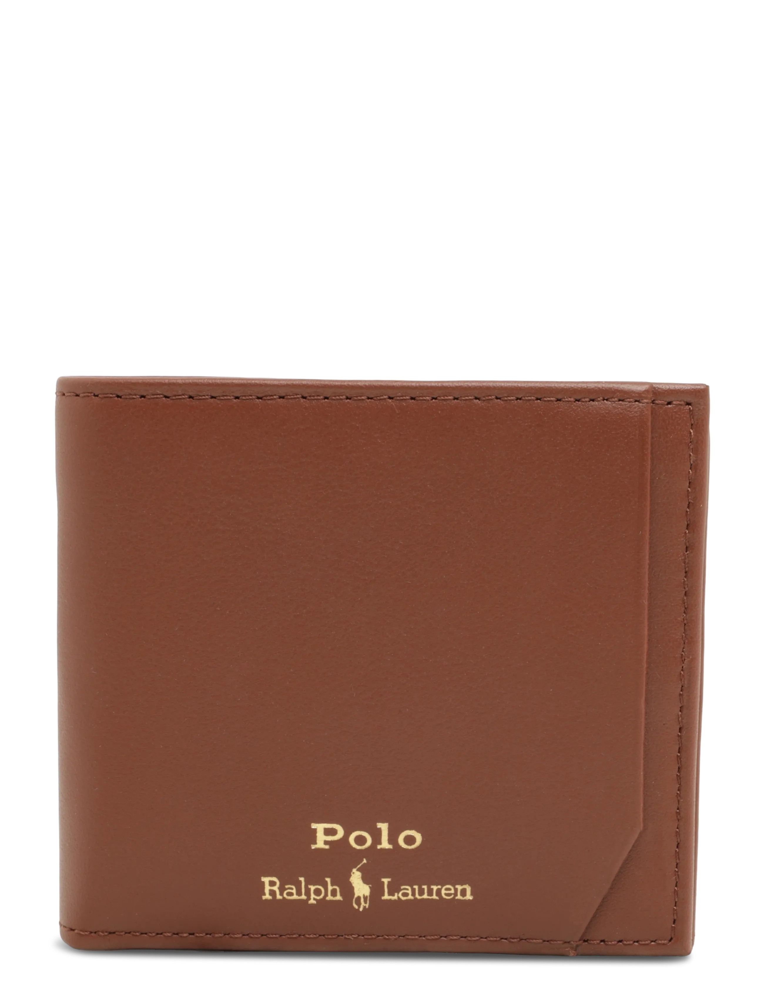 Polo Ralph Lauren SMOOTH LEATHER-BILLFOLD-WLT-MED - Punge - SADDLE / brown