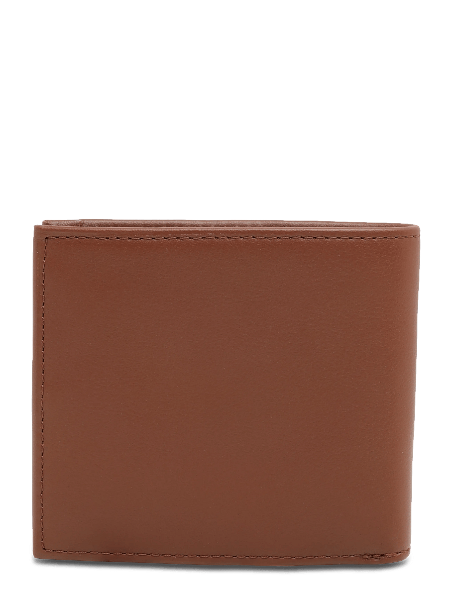 Polo Ralph Lauren - SMOOTH LEATHER-BILLFOLD-WLT-MED - punge - saddle - 1