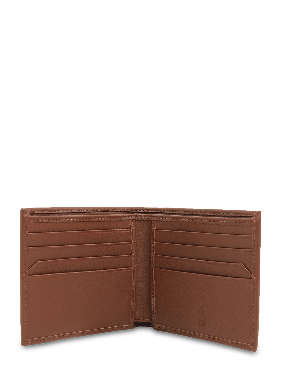 Polo Ralph Lauren - SMOOTH LEATHER-BILLFOLD-WLT-MED - punge - saddle - 2