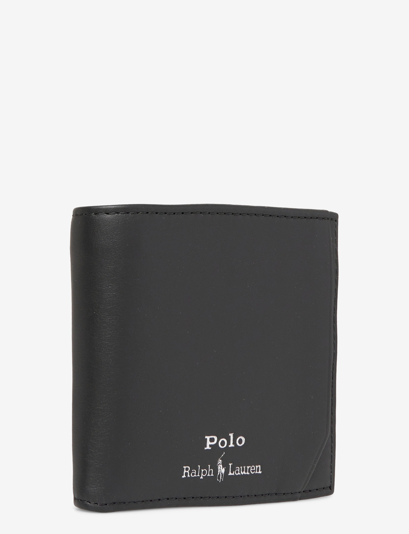Polo Ralph Lauren - Smooth Leather Billfold Coin Wallet - plånböcker - black - 2