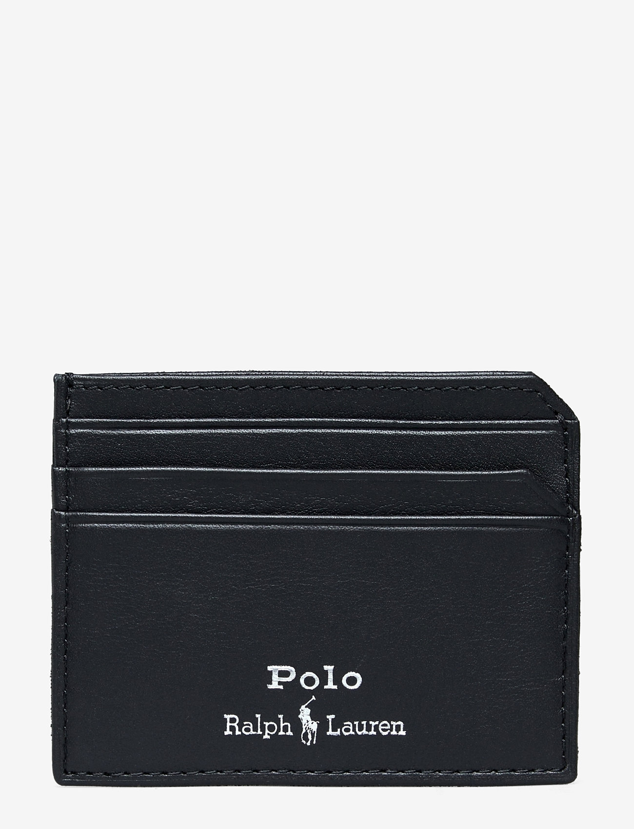 Polo Ralph Lauren - Smooth Leather Card Case - kortholdere - black - 0