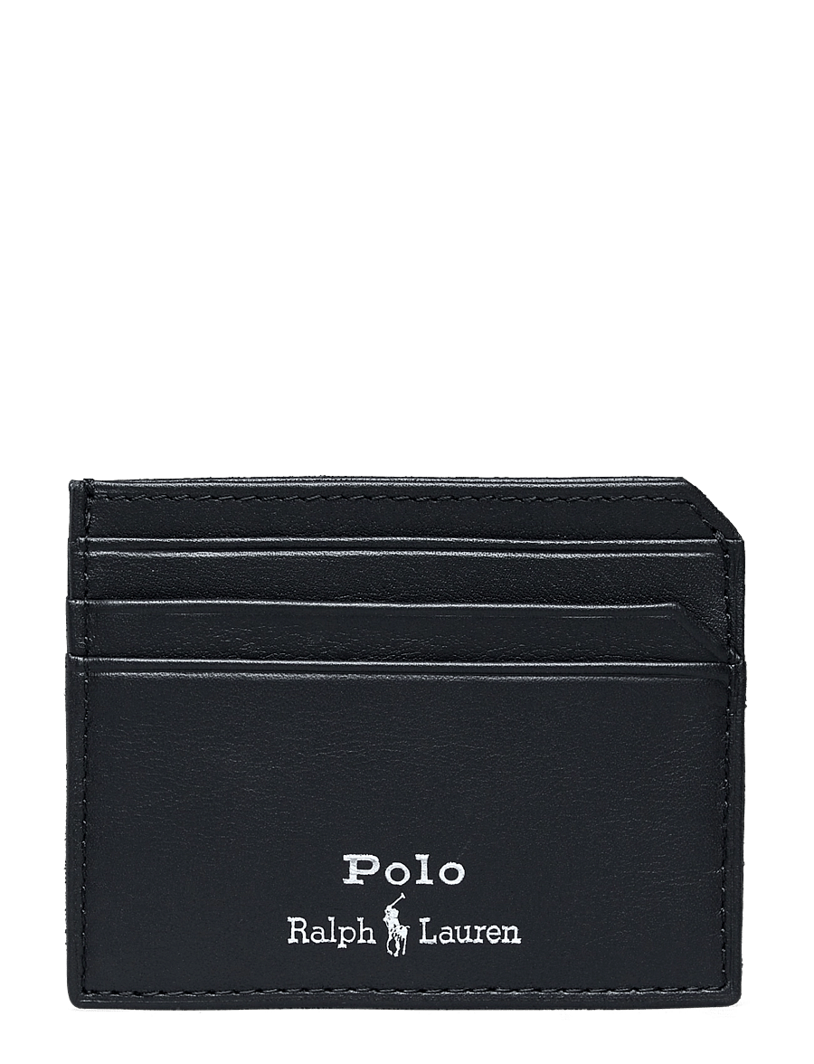 Polo Ralph Lauren - SMOOTH LEATHER-CARD CASE-CCS-SMA - kortholdere - black - 0