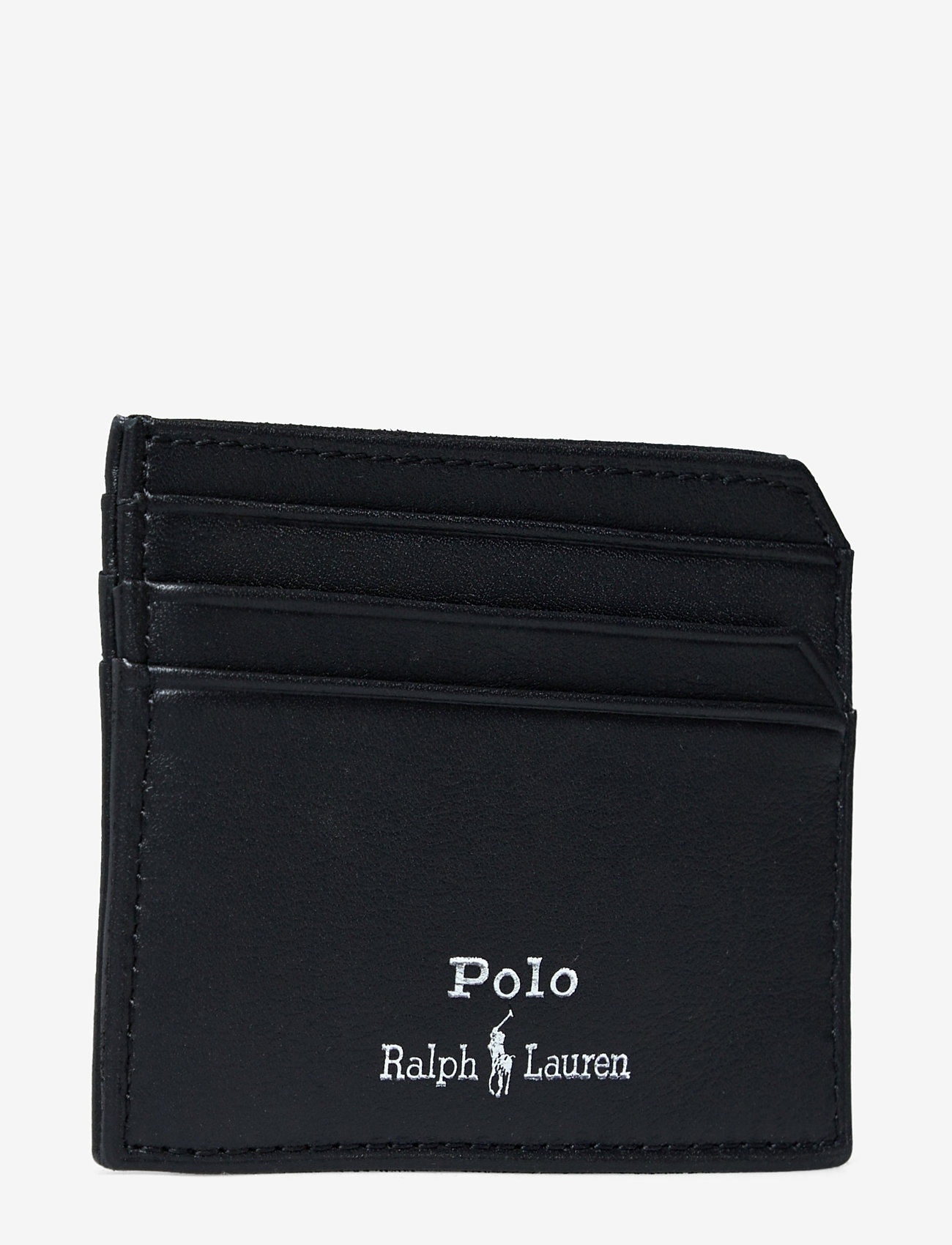 Polo Ralph Lauren - Smooth Leather Card Case - kortholdere - black - 2