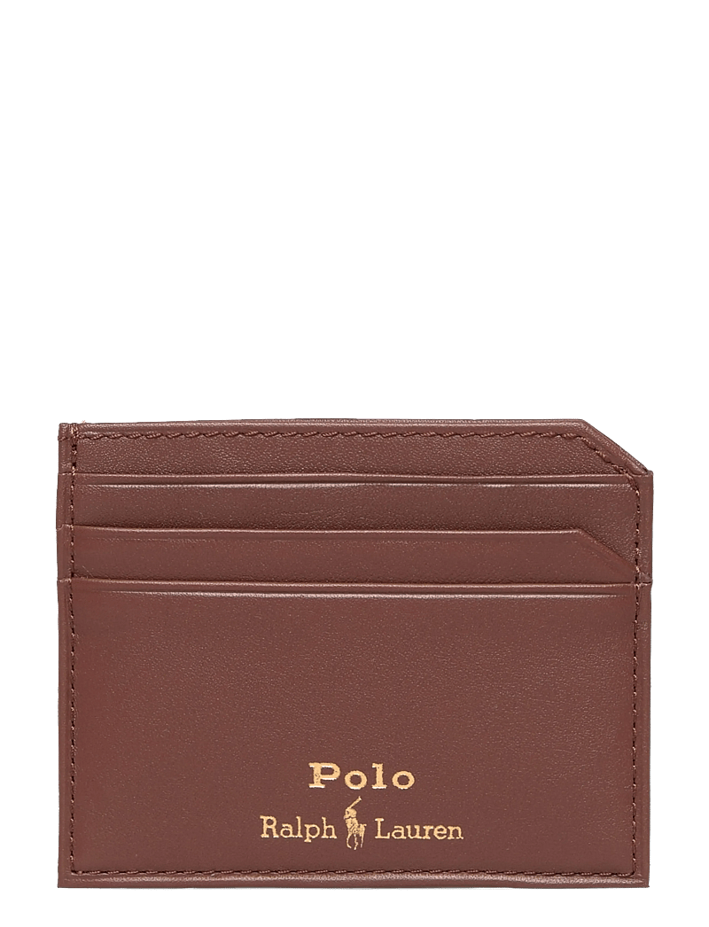 Polo Ralph Lauren - Smooth Leather Card Case - plånböcker & fodral - saddle - 0