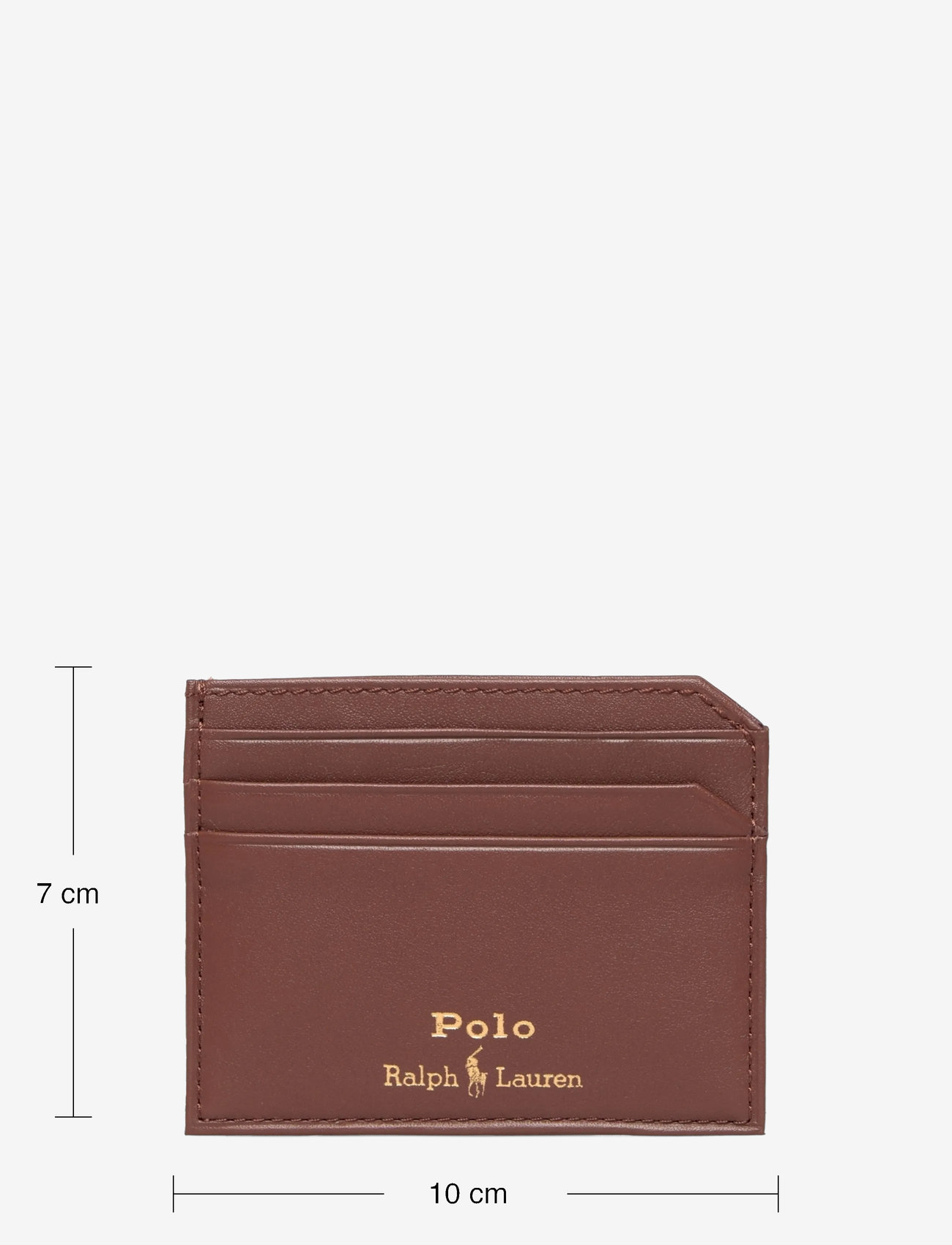 Polo Ralph Lauren - Smooth Leather Card Case - plånböcker & fodral - saddle - 3
