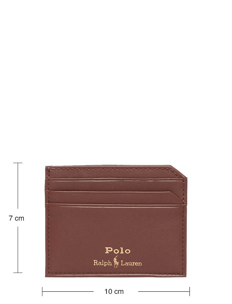 Polo Ralph Lauren - Smooth Leather Card Case - plånböcker & fodral - saddle - 3
