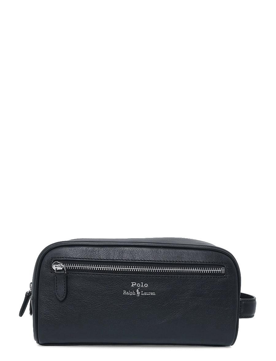 Polo Ralph Lauren - SMOOTH LEATHER-SHAVE KIT-PCH-MED - toiletartikler - black - 0