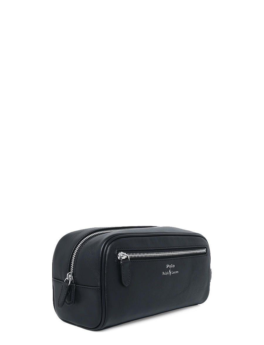 Polo Ralph Lauren - SMOOTH LEATHER-SHAVE KIT-PCH-MED - toiletartikler - black - 2