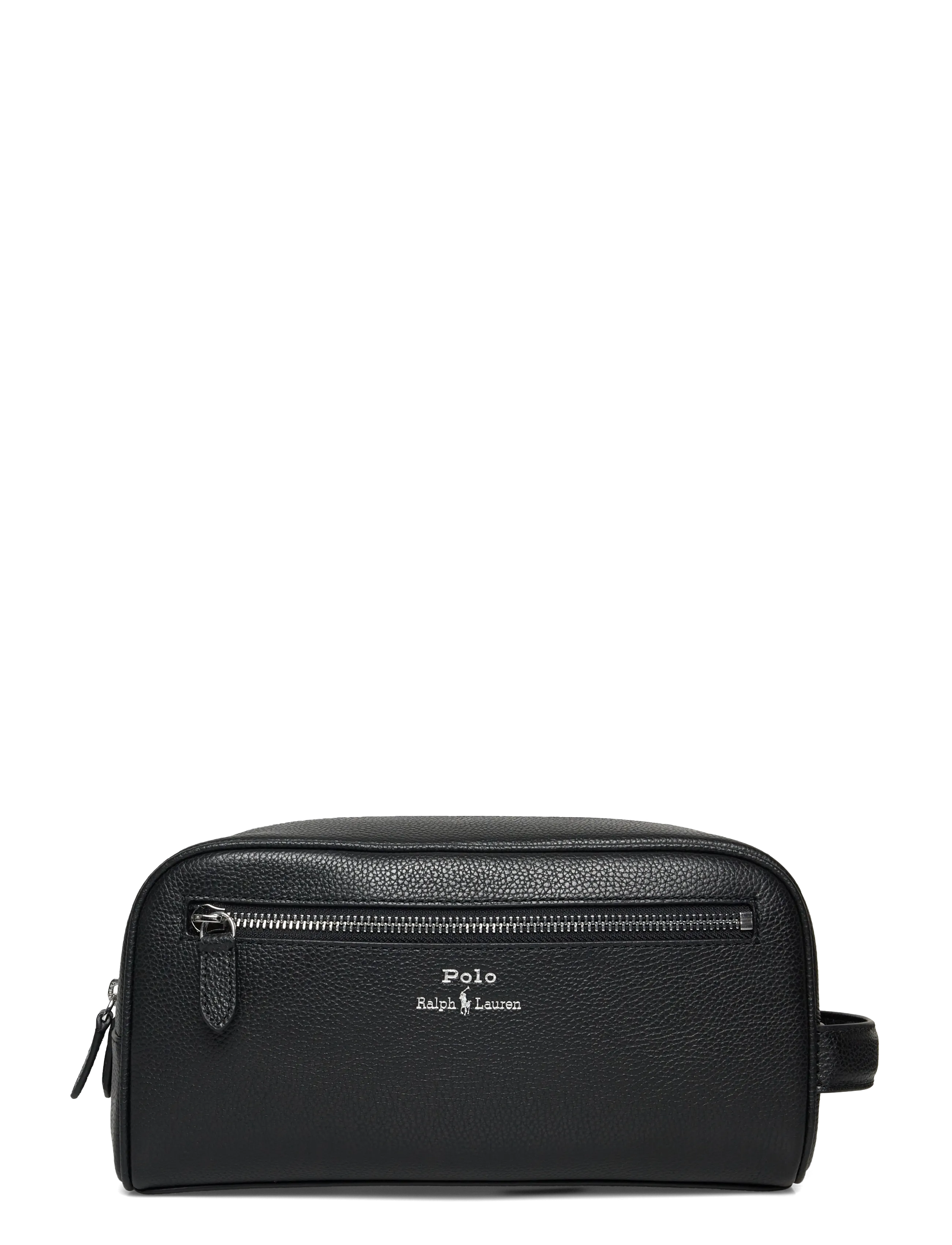 Polo Ralph Lauren Pebble Leather-Shave Kit-Pch-Med, One Size, Black, Tasker > Toilettasker, Herre