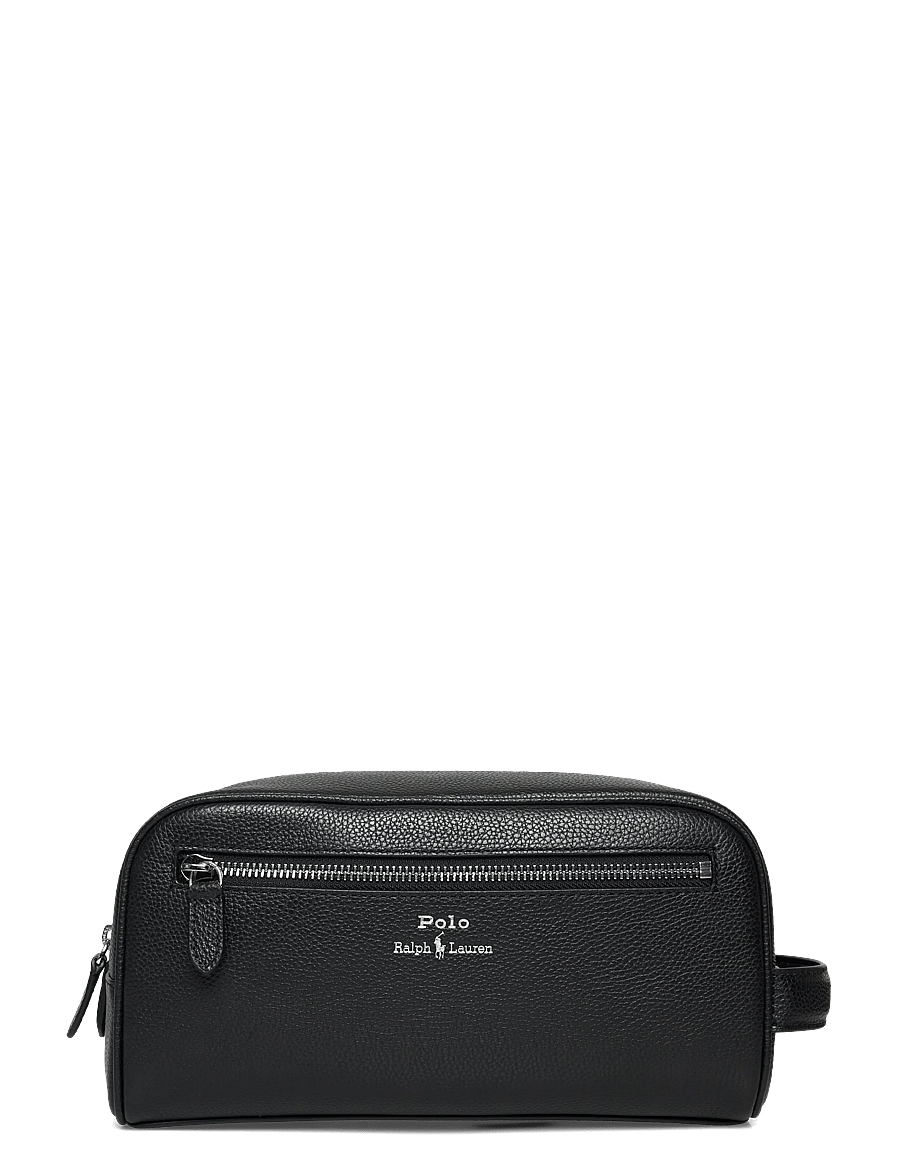 Polo Ralph Lauren - Pebbled Leather Travel Case - iepirkties noteiktam pasākumam - black - 0