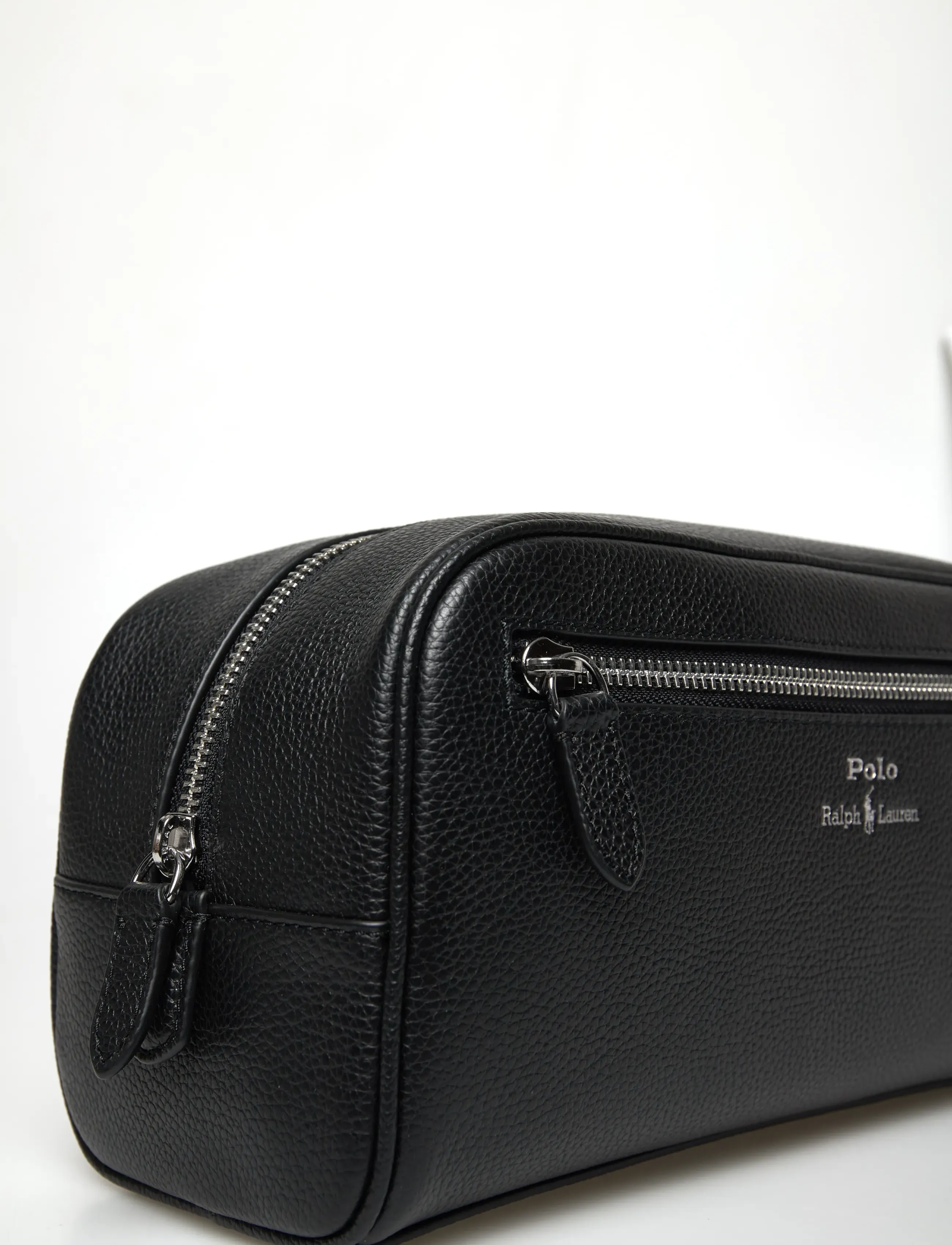 Polo Ralph Lauren - Pebbled Leather Travel Case - iepirkties noteiktam pasākumam - black - 4