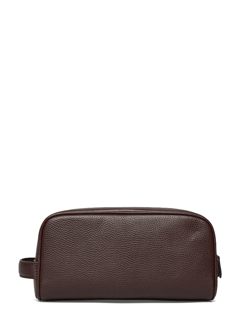 Polo Ralph Lauren - Pebbled Leather Travel Case - shoppa efter tillfälle - dark brown - 1