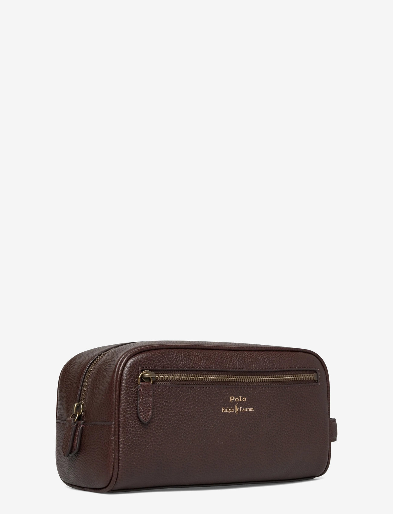 Polo Ralph Lauren - Pebbled Leather Travel Case - shoppa efter tillfälle - dark brown - 2