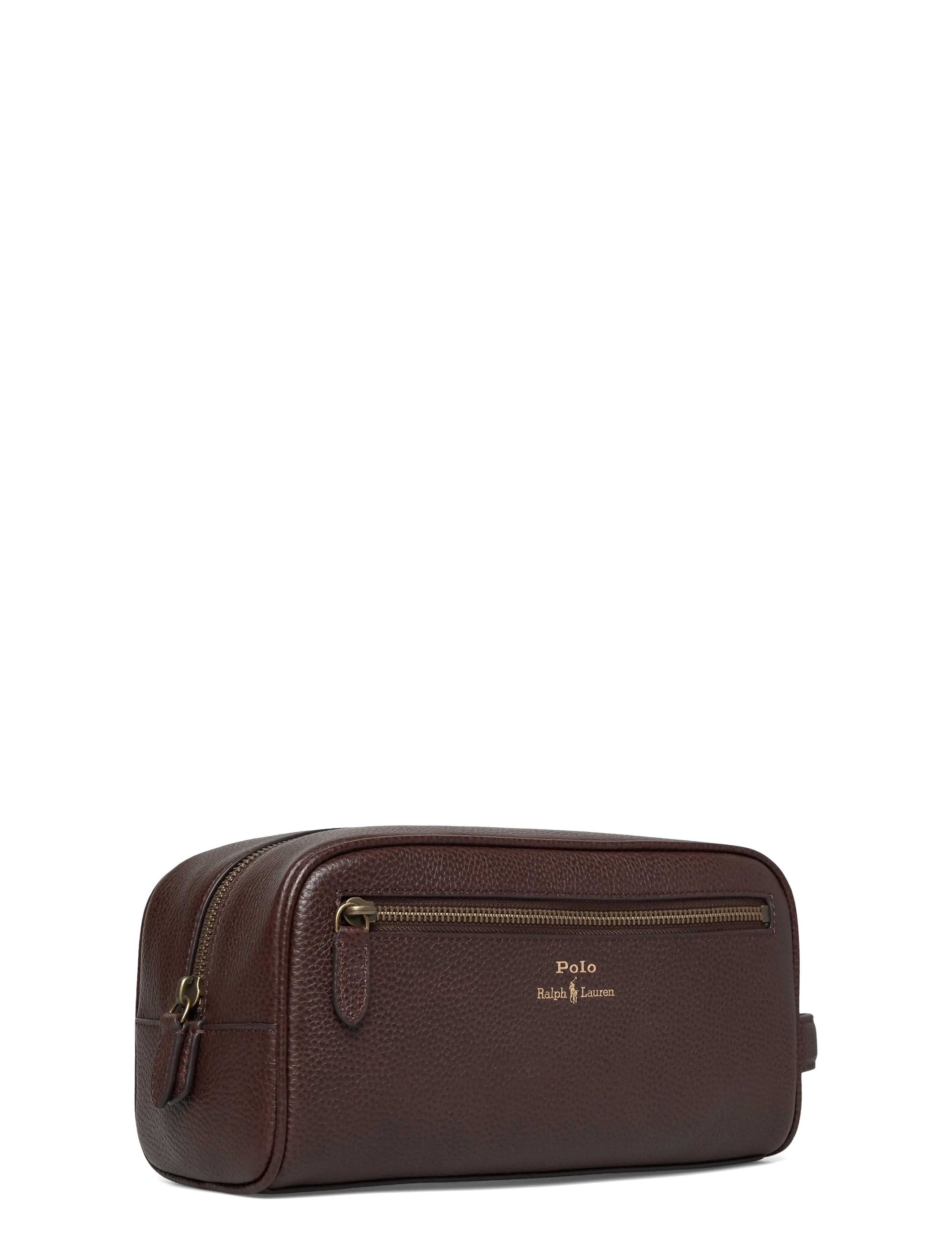Polo Ralph Lauren - Pebbled Leather Travel Case - shoppa efter tillfälle - dark brown - 2