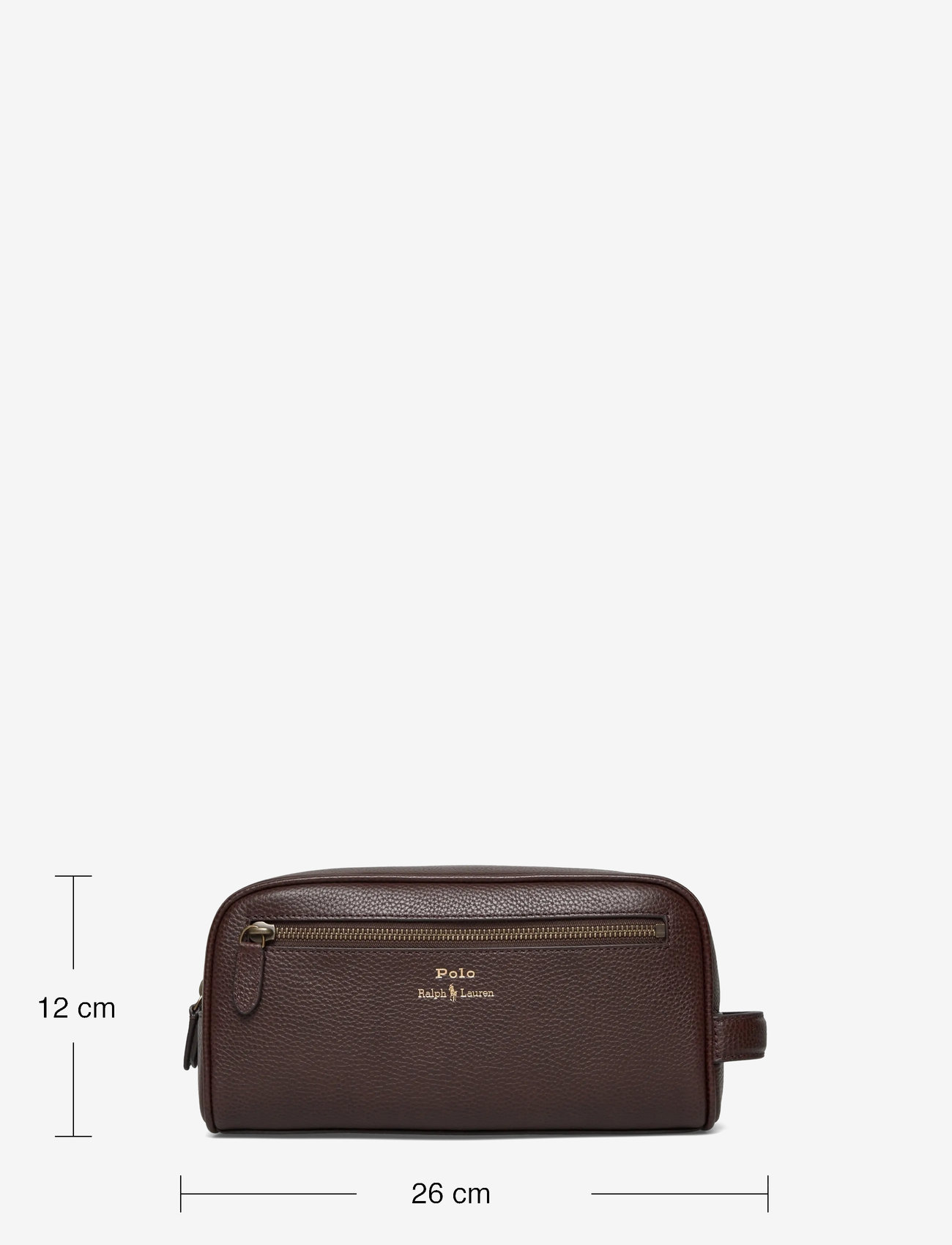 Polo Ralph Lauren - Pebbled Leather Travel Case - shoppa efter tillfälle - dark brown - 3