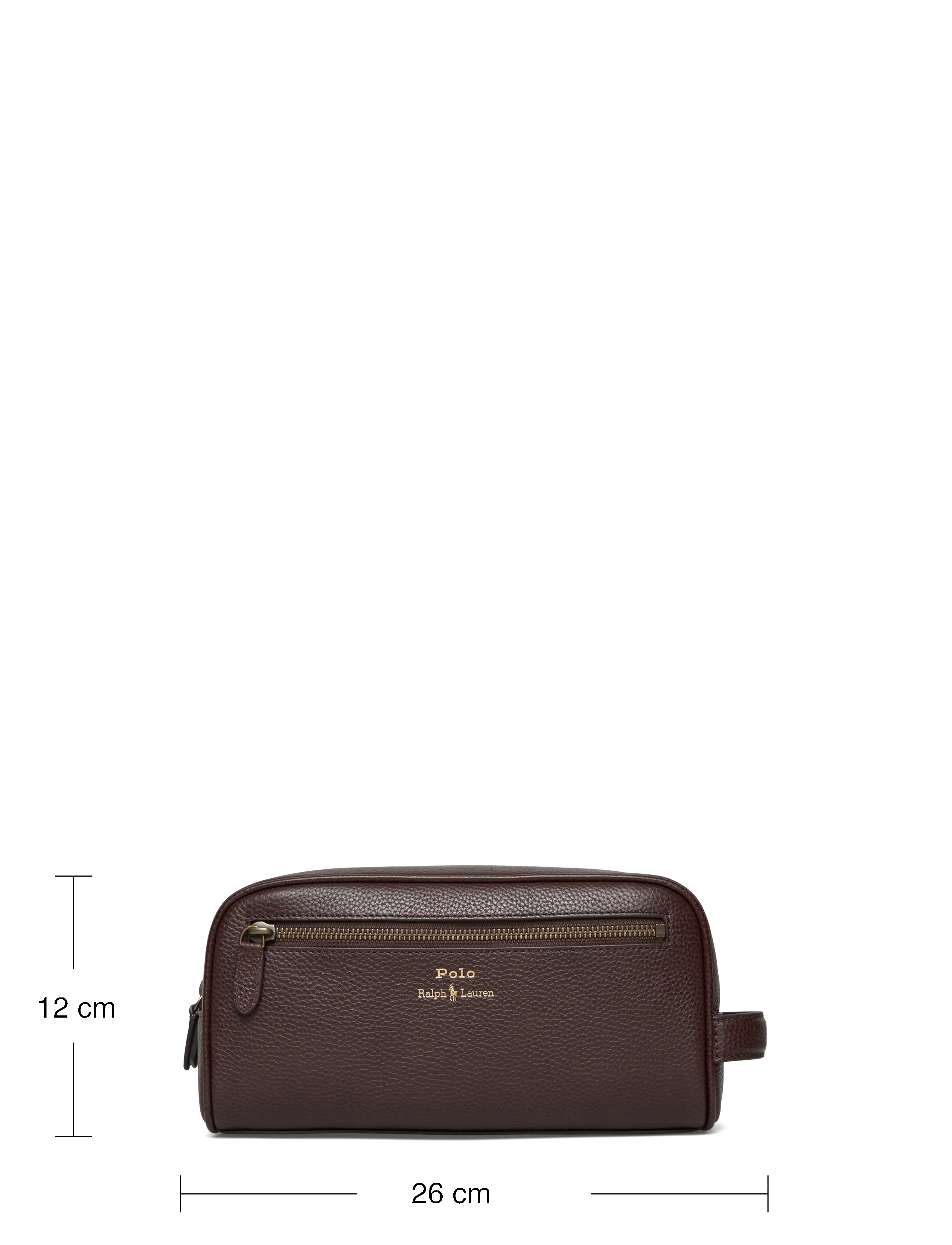 Polo Ralph Lauren - Pebbled Leather Travel Case - shoppa efter tillfälle - dark brown - 3