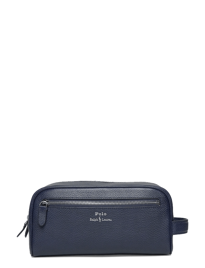 Polo Ralph Lauren - Pebbled Leather Travel Case - shoppa efter tillfälle - navy - 0