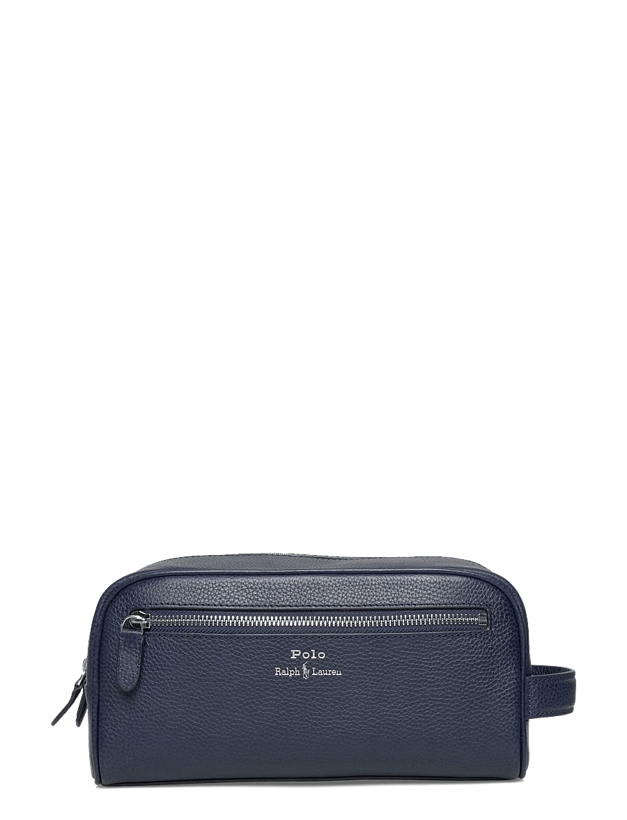 Polo Ralph Lauren - PEBBLE LEATHER-SHAVE KIT-PCH-MED - shop efter anledning - navy - 0
