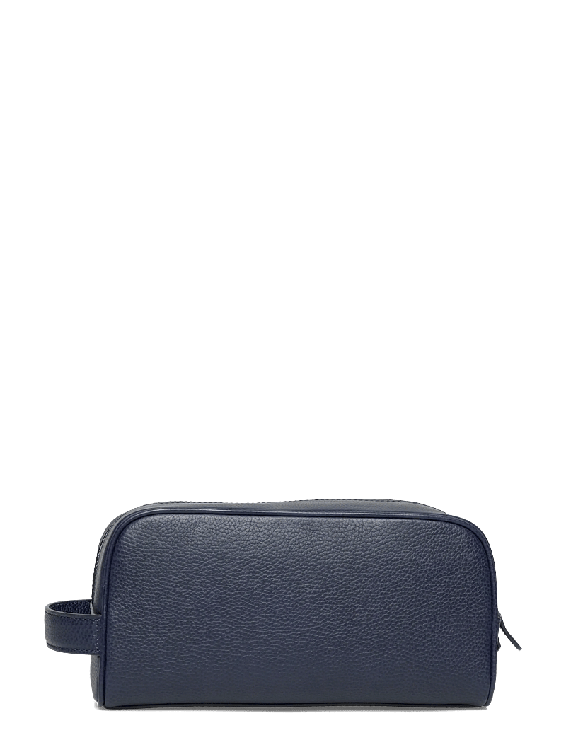 Polo Ralph Lauren - Pebbled Leather Travel Case - shoppa efter tillfälle - navy - 1