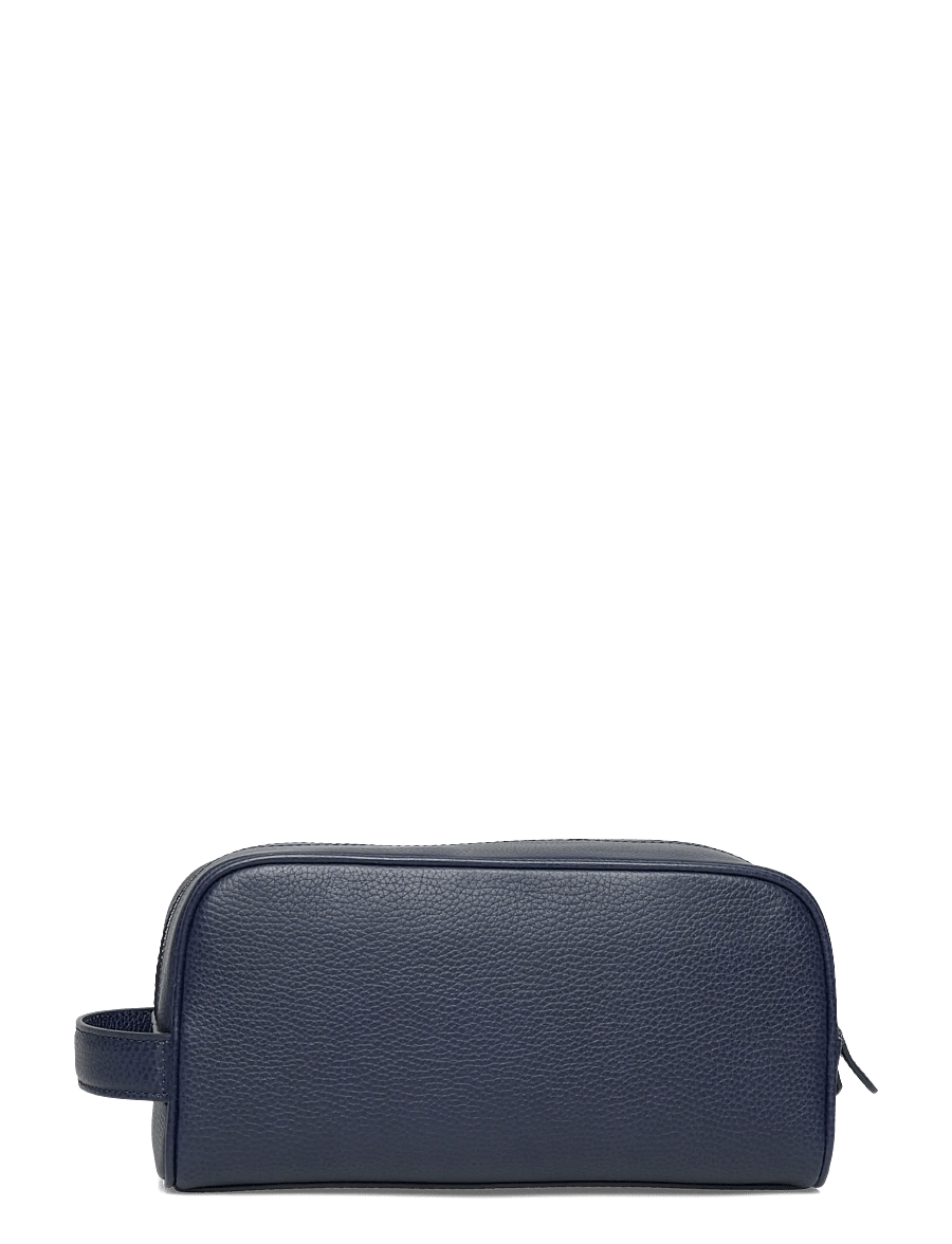 Polo Ralph Lauren - PEBBLE LEATHER-SHAVE KIT-PCH-MED - shop efter anledning - navy - 1